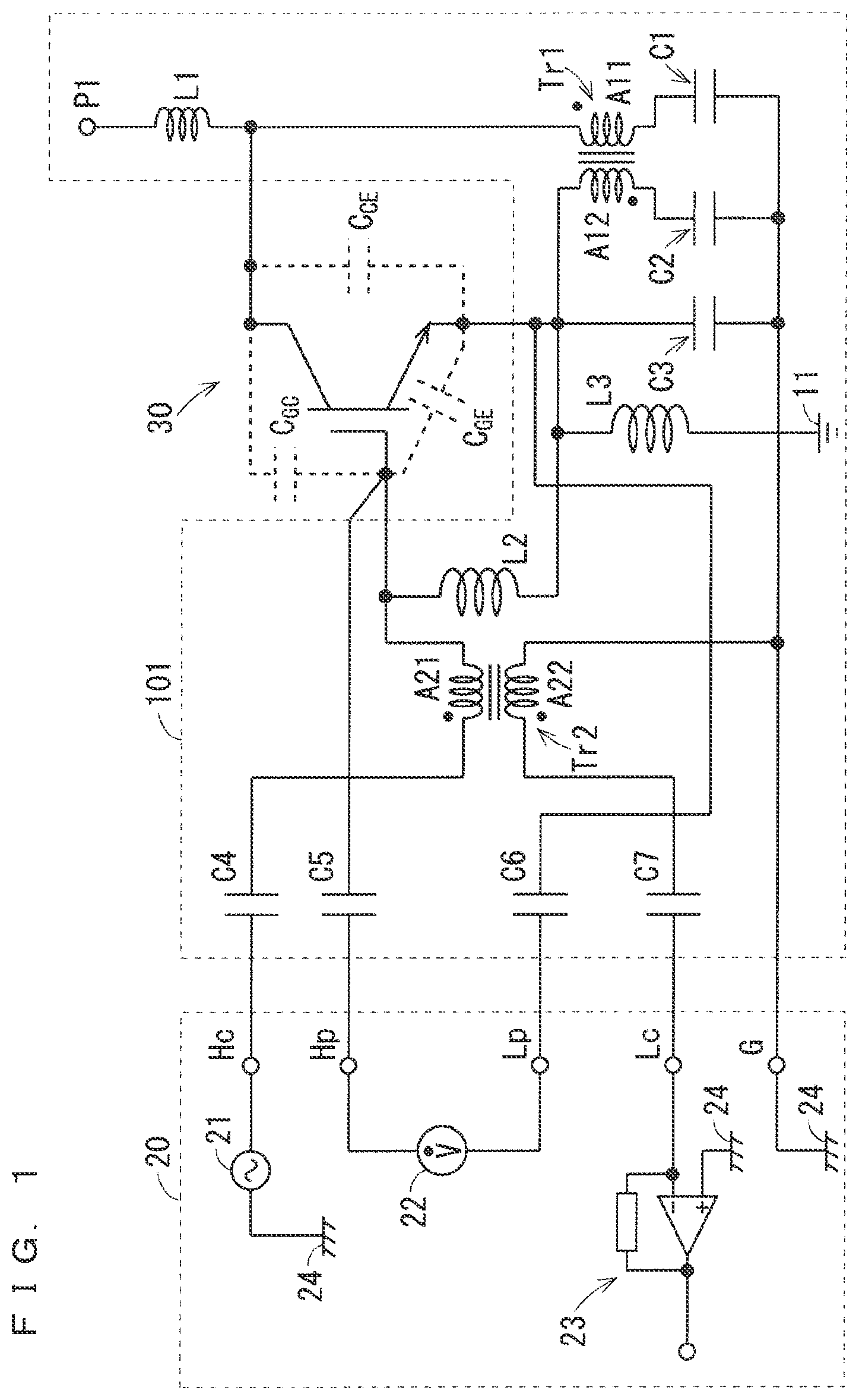 Patent US11774476 Figure 1 – Input capacitance measurement circuit and method of manufacturing semiconductor device