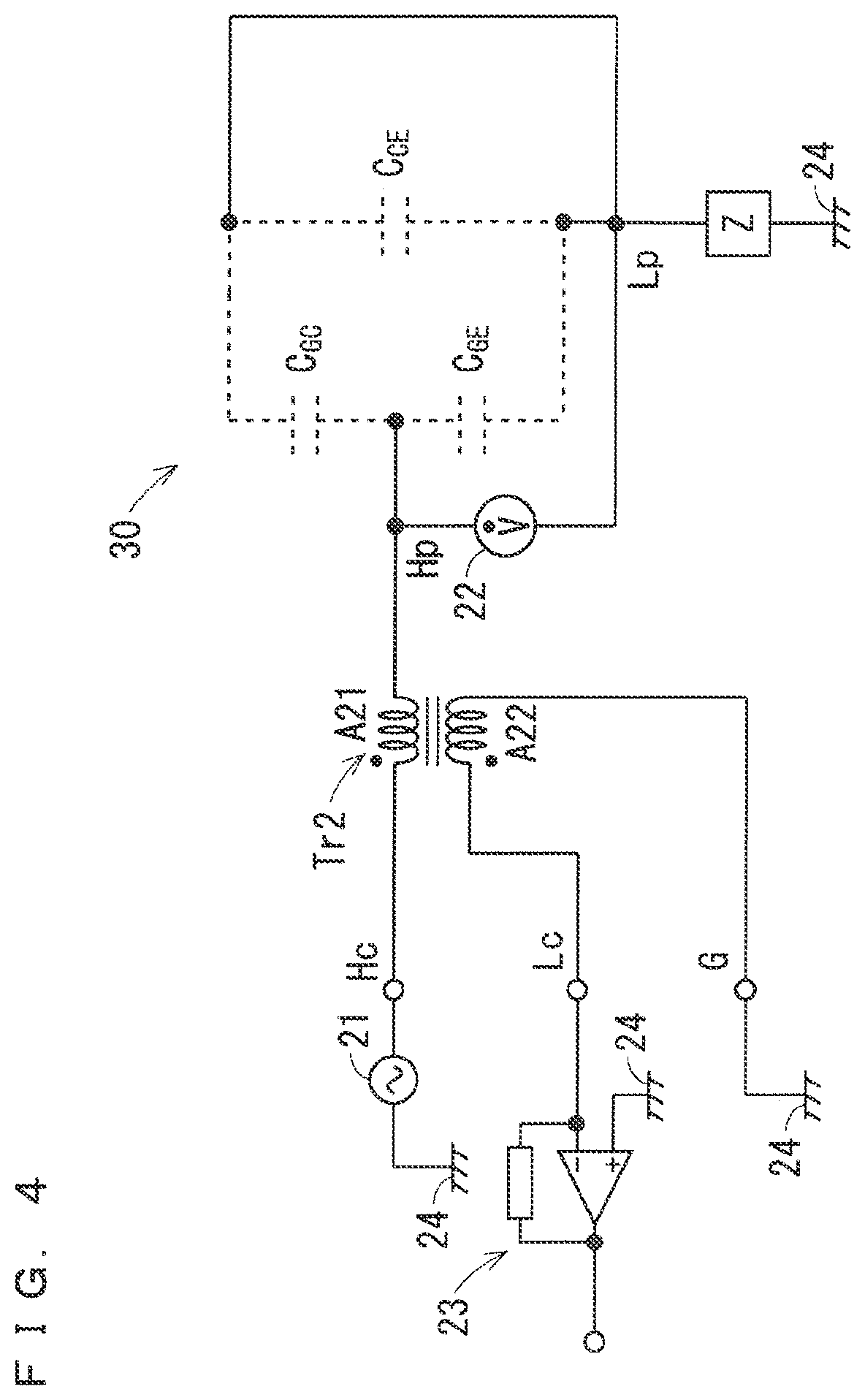 Patent US11774476 Figure 4 – Input capacitance measurement circuit and method of manufacturing semiconductor device