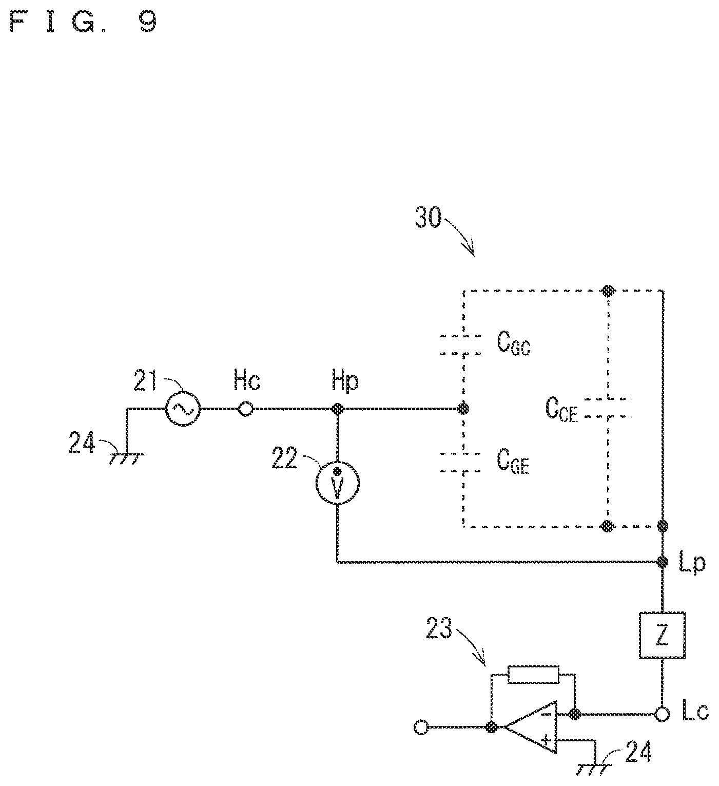 Patent US11774476 Figure 9 – Input capacitance measurement circuit and method of manufacturing semiconductor device