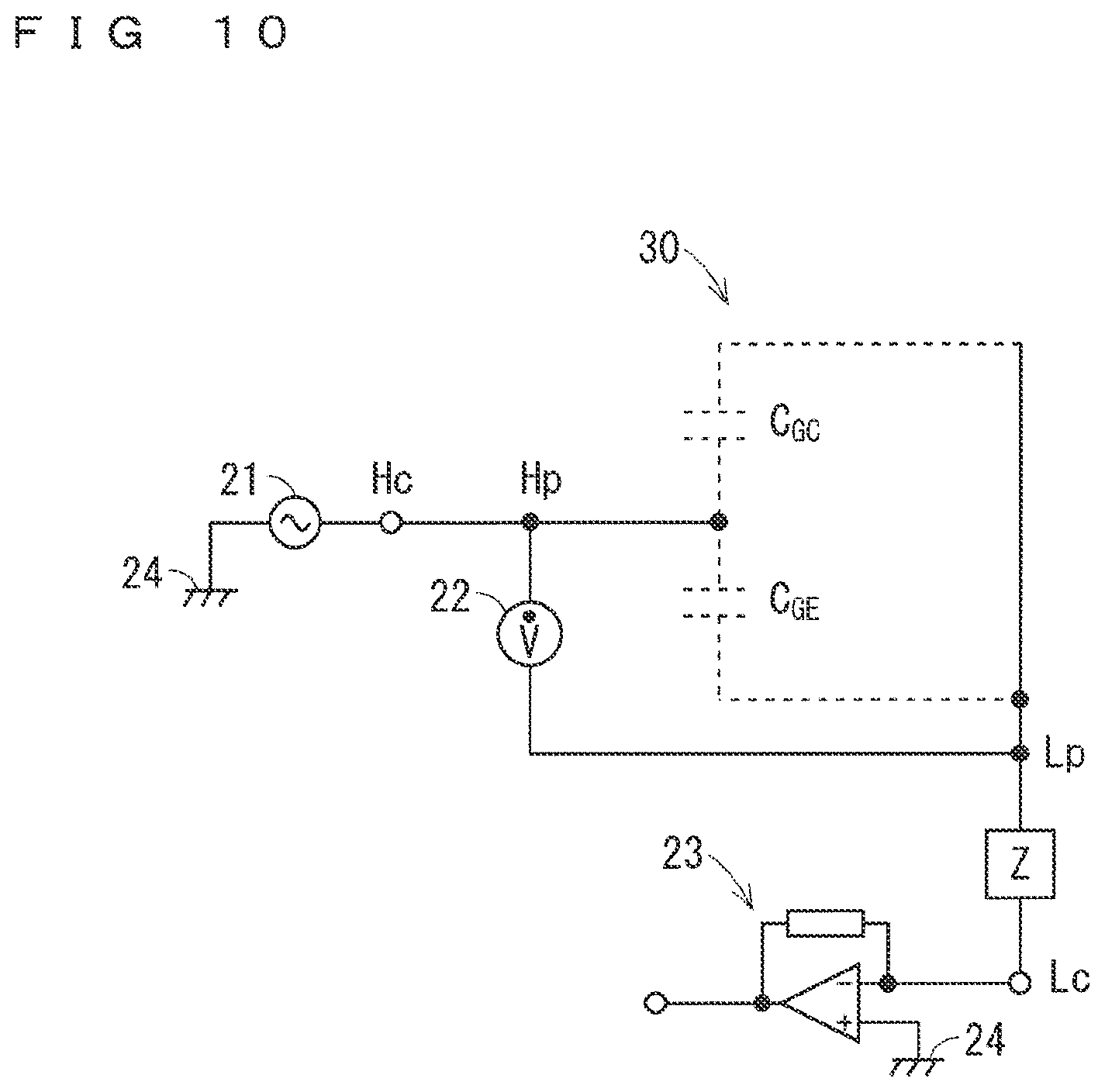 Patent US11774476 Figure 10 – Input capacitance measurement circuit and method of manufacturing semiconductor device