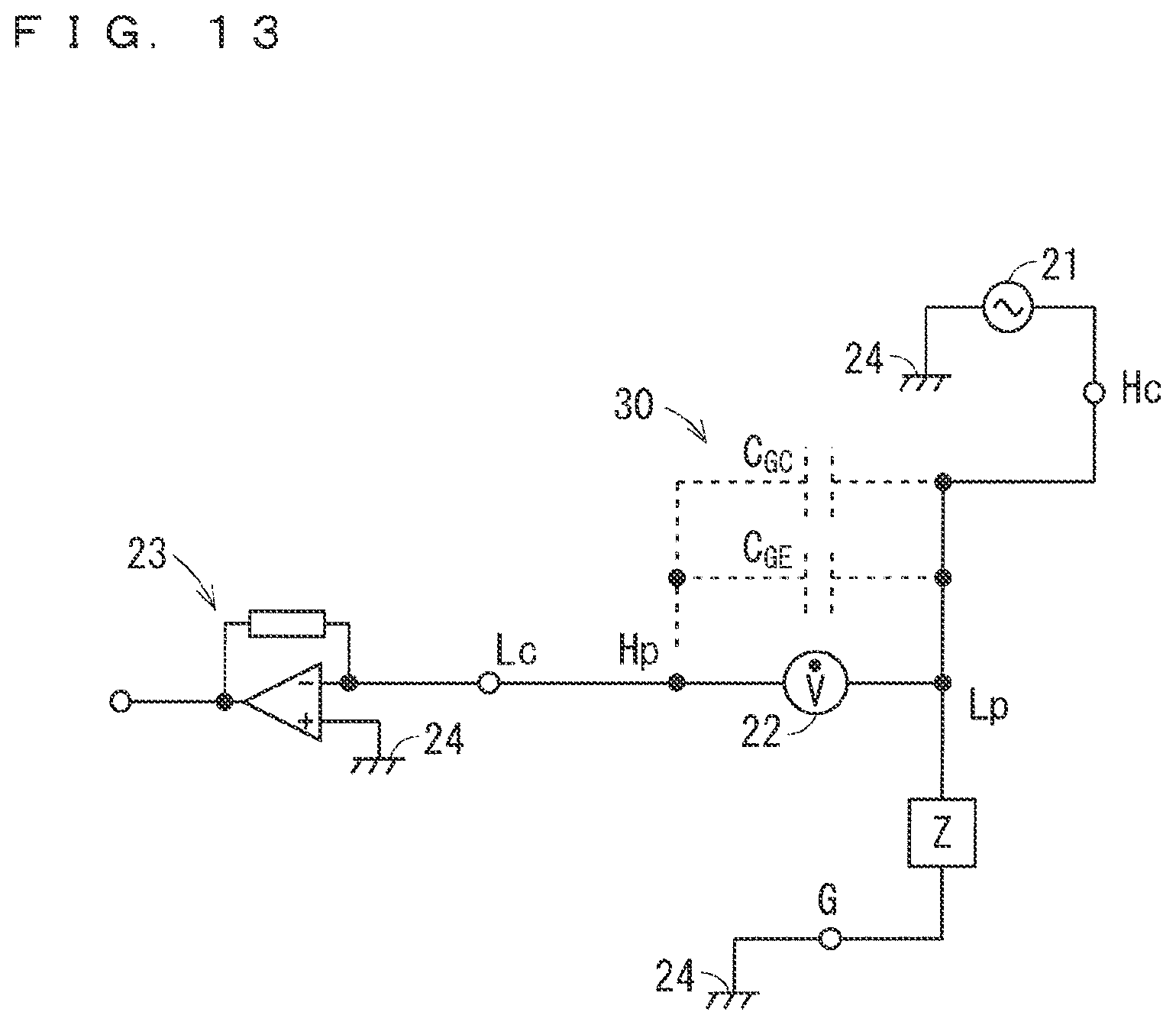 Patent US11774476 Figure 13 – Input capacitance measurement circuit and method of manufacturing semiconductor device