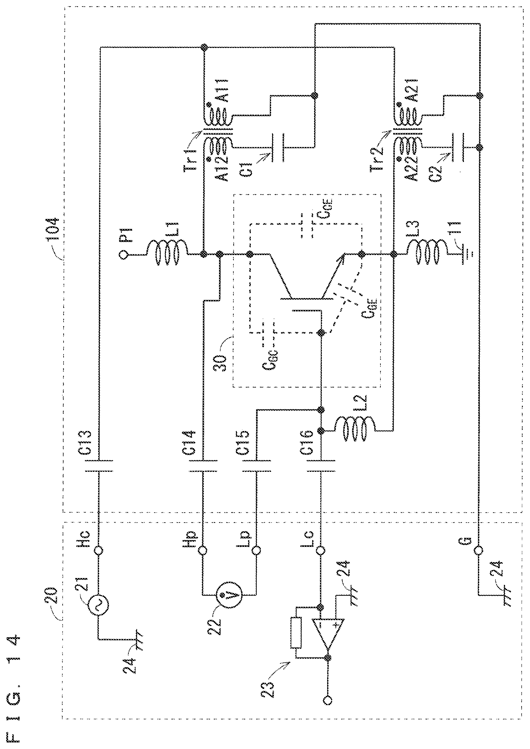 Patent US11774476 Figure 14 – Input capacitance measurement circuit and method of manufacturing semiconductor device