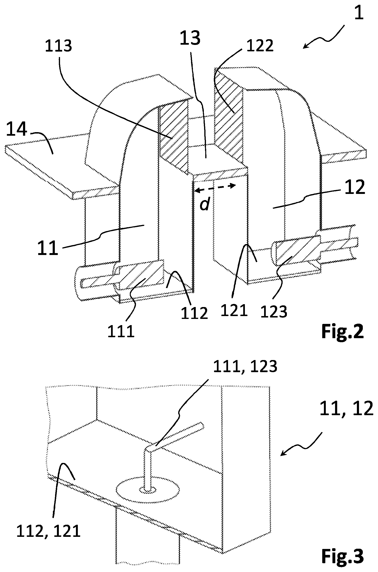 Patent US11774477 Figure 2 – Measuring device for determining a dielectric constant comprising an electrically conductive arrangement electrically contacts two waveguides with one another