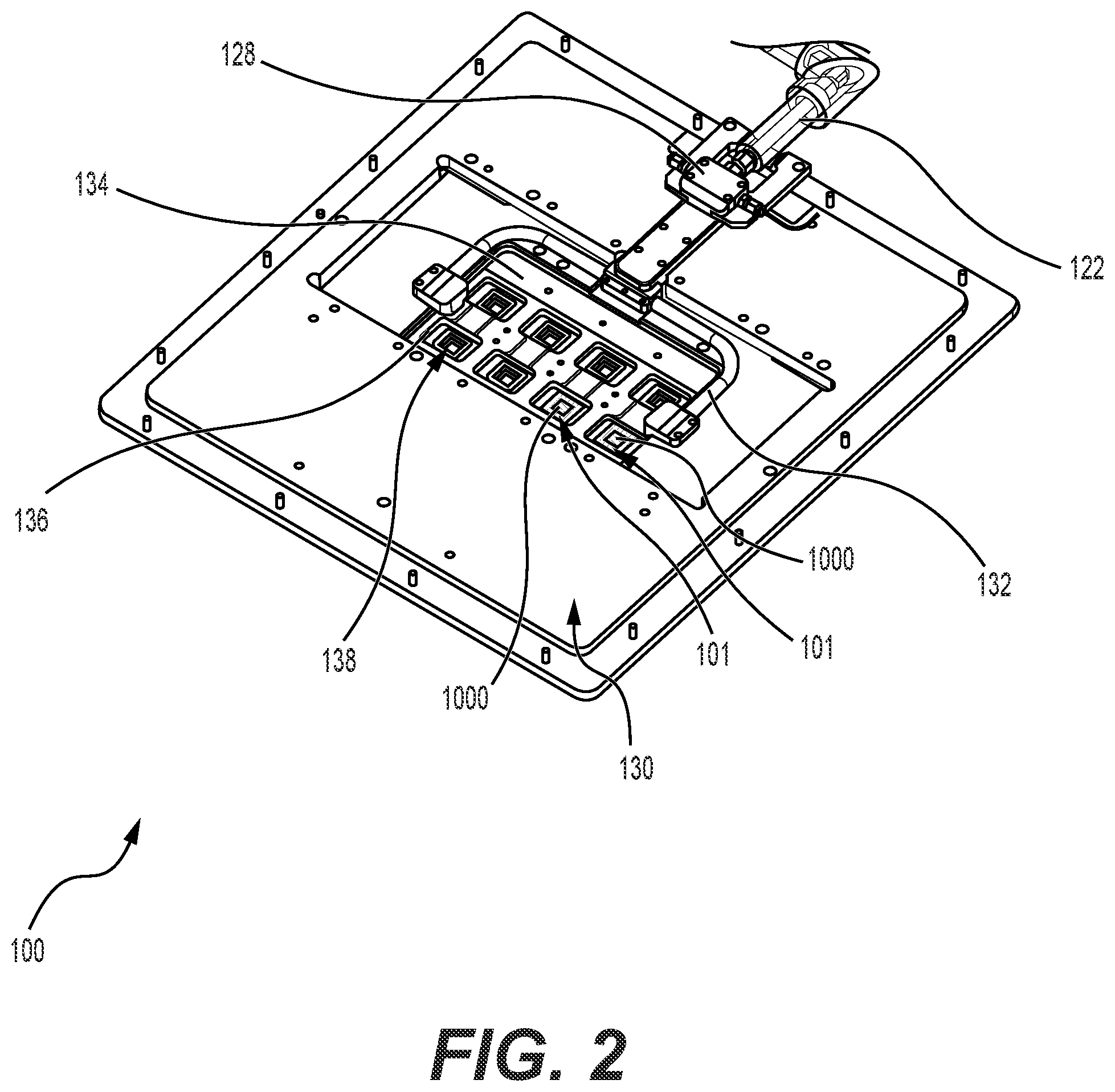 Patent US11774486 Figure 2 – Temperature control system including contactor assembly