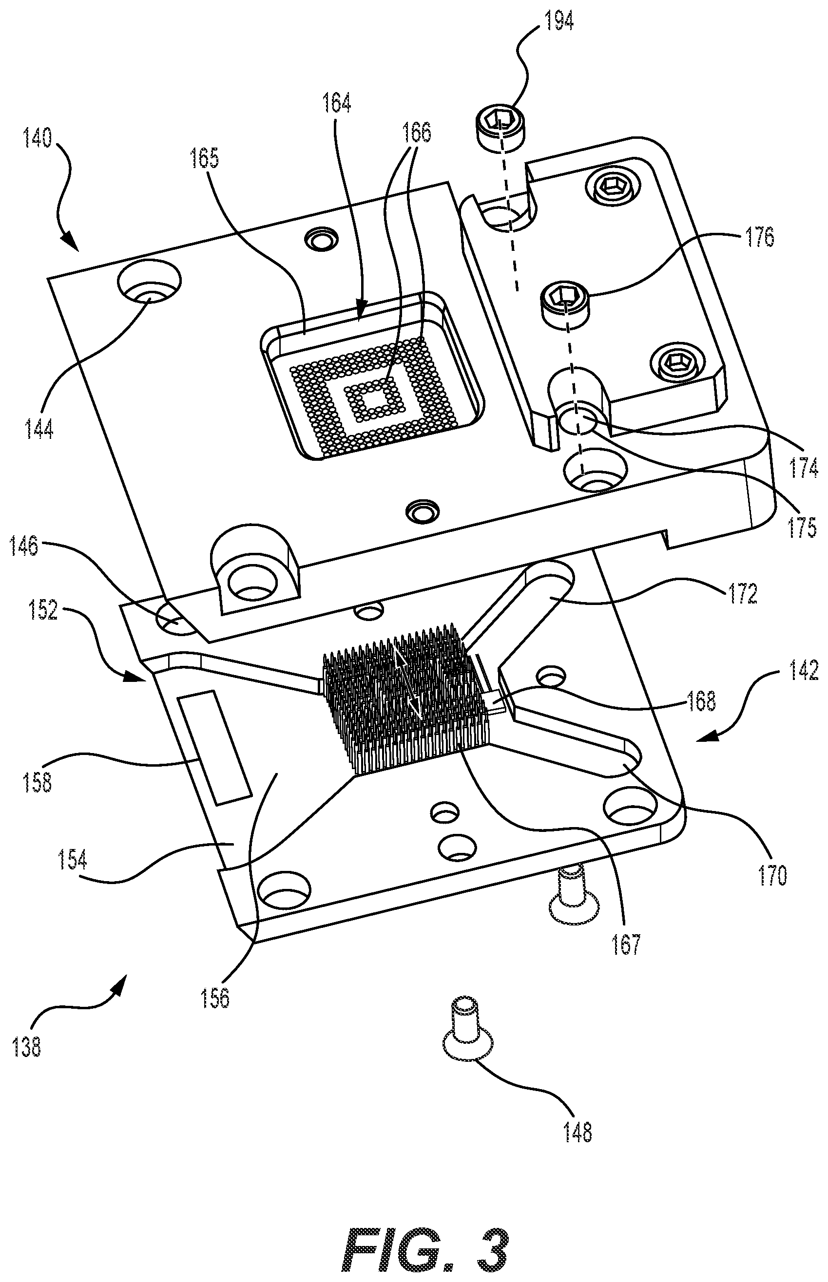 Patent US11774486 Figure 3 – Temperature control system including contactor assembly
