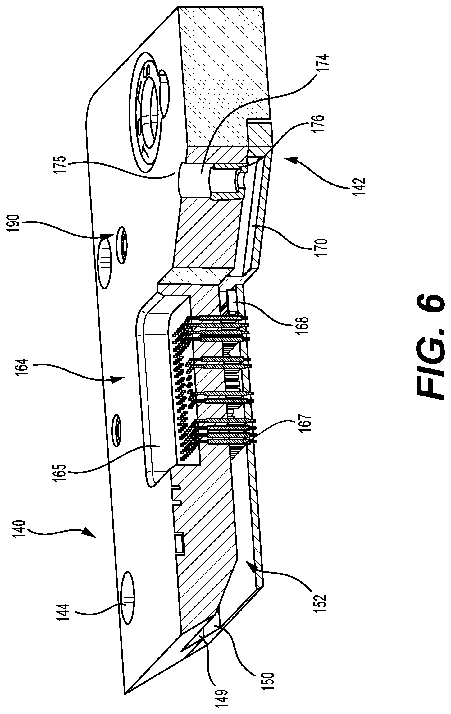 Patent US11774486 Figure 6 – Temperature control system including contactor assembly