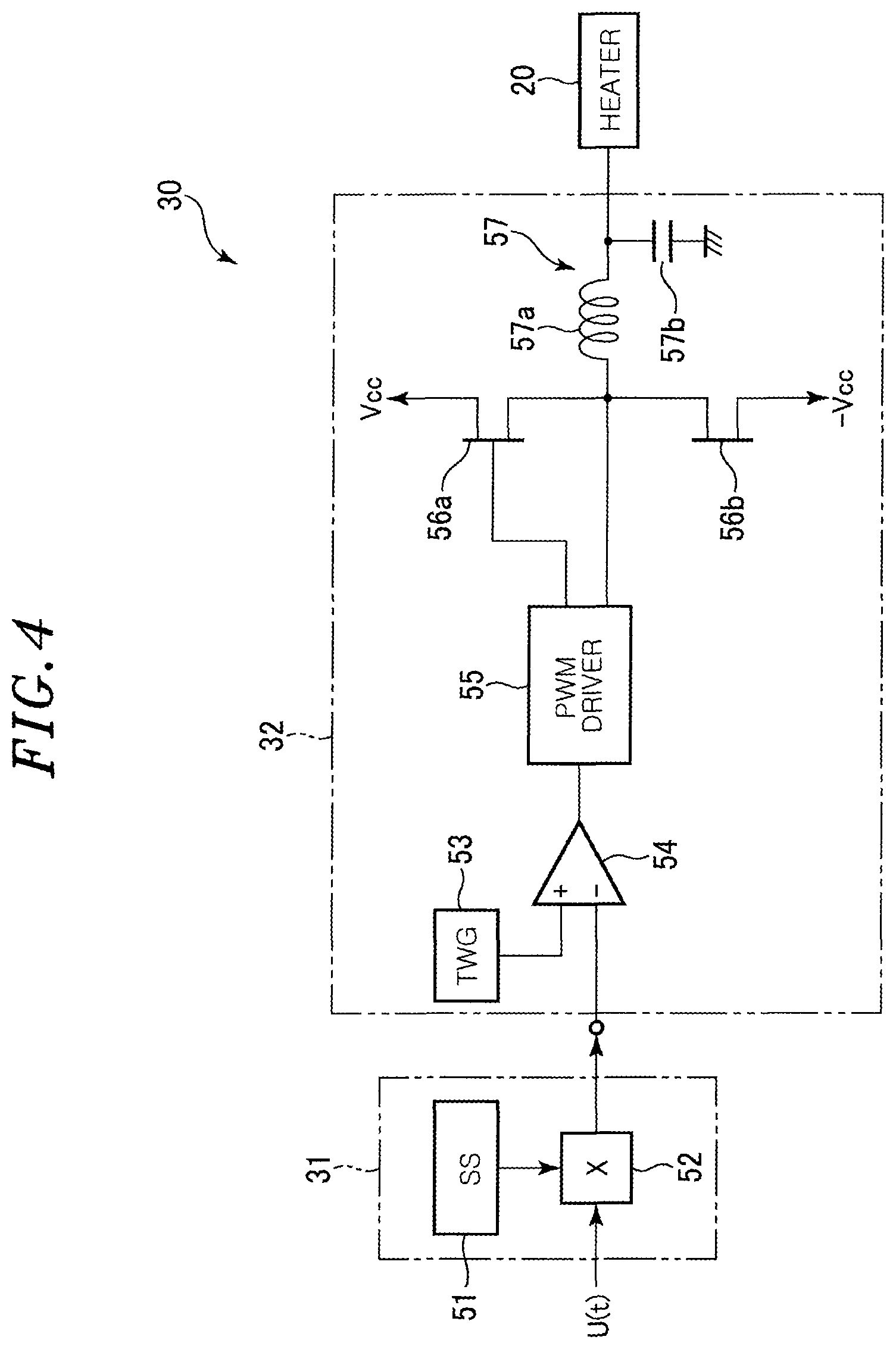 Patent US11774488 Figure 4 – Inspection apparatus including power supply for supplying power to heating mechanism used for heating device