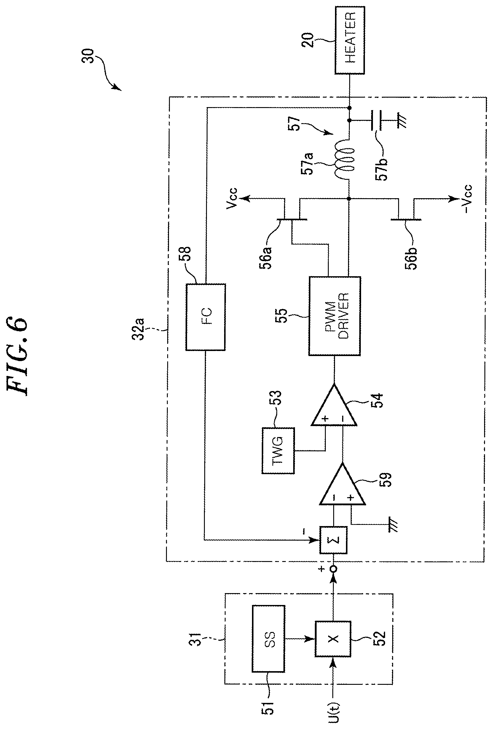 Patent US11774488 Figure 6 – Inspection apparatus including power supply for supplying power to heating mechanism used for heating device