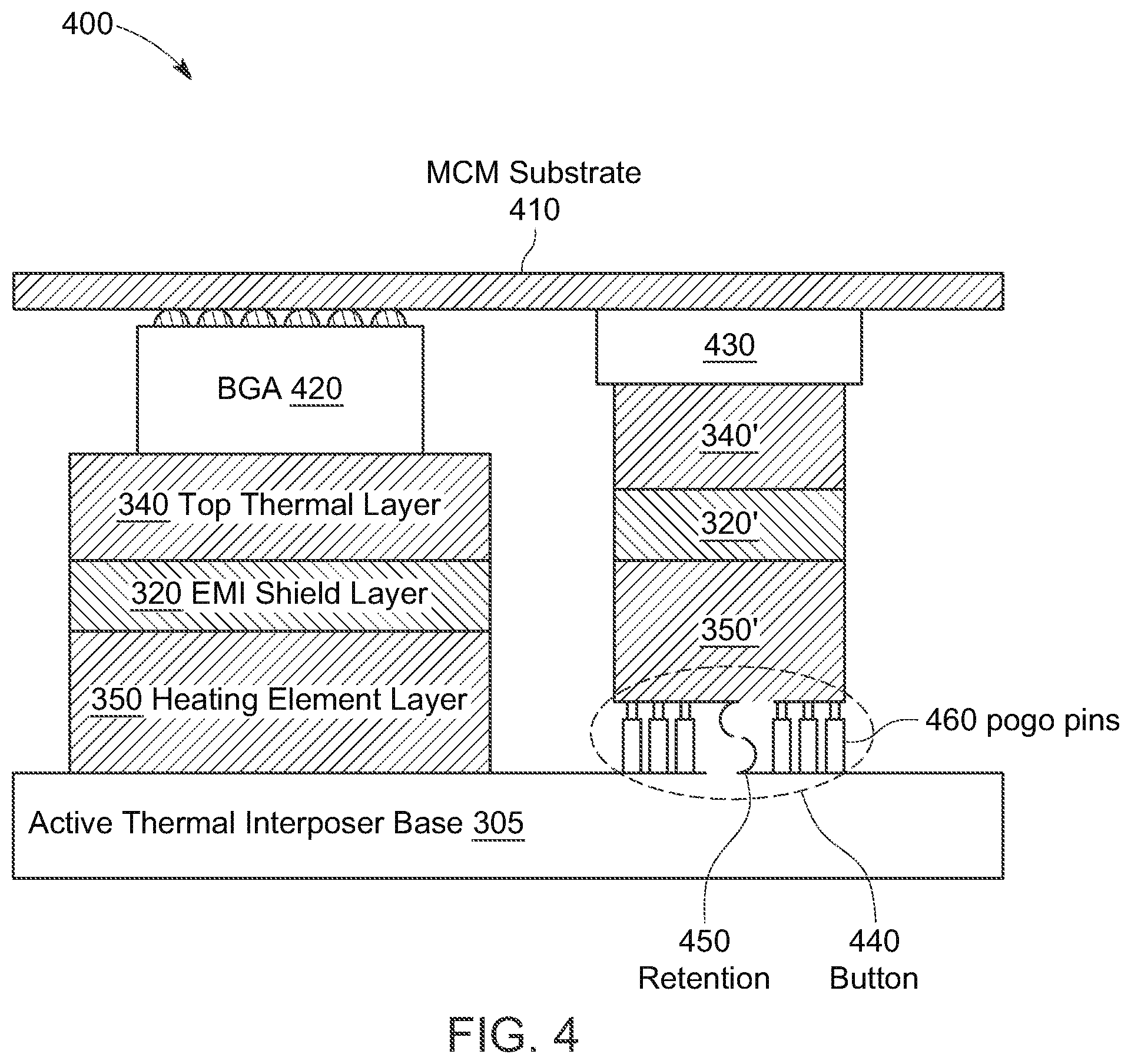 Patent US11774492 Figure 7 – Test system including active thermal interposer device