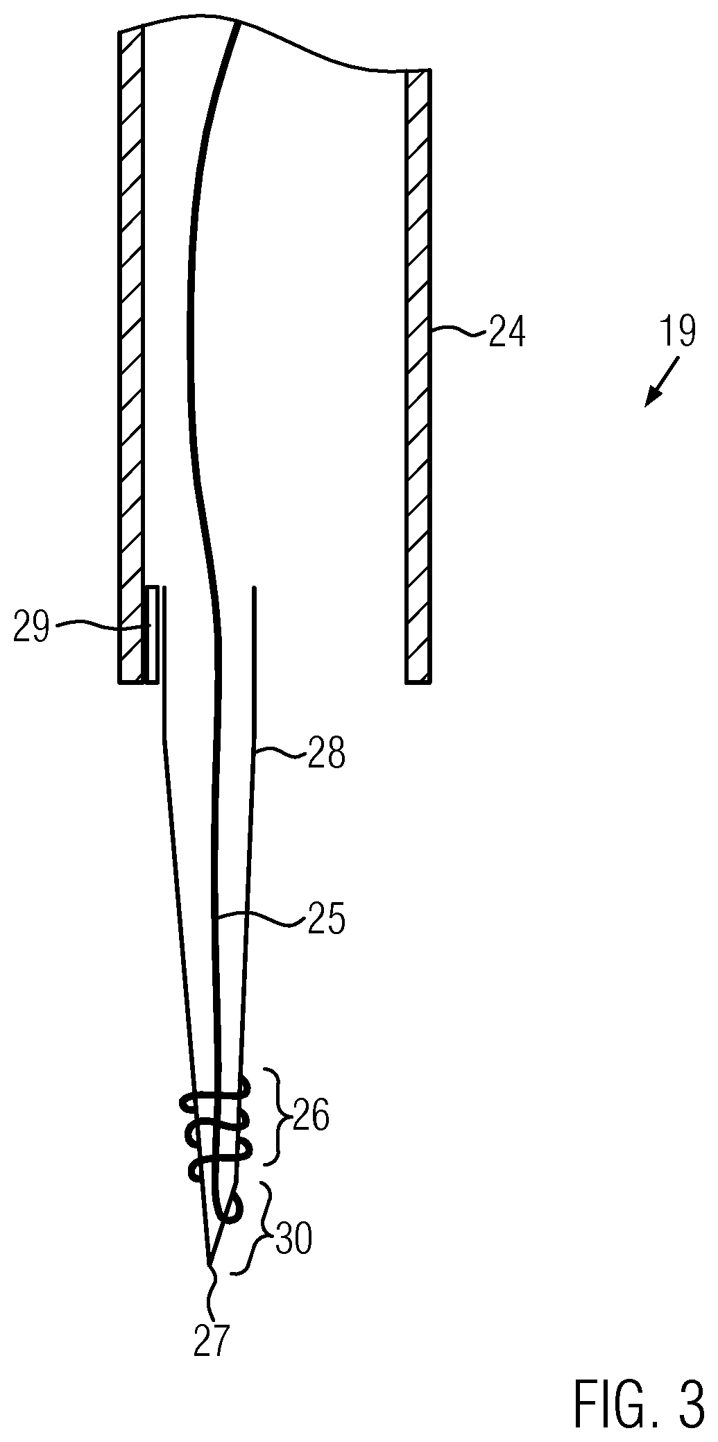 Patent US11774495 Figure 3 – Capacitive test needle for measuring electrically conductive layers in printed circuit board holes