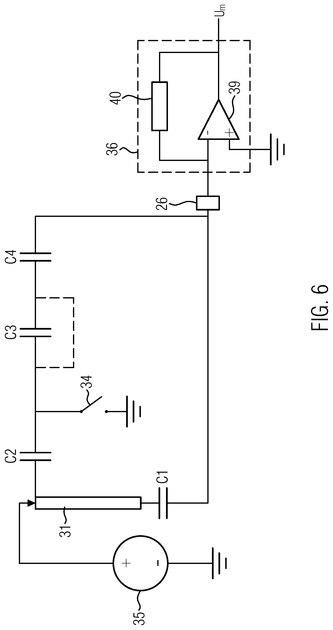 Patent US11774495 Figure 6 – Capacitive test needle for measuring electrically conductive layers in printed circuit board holes