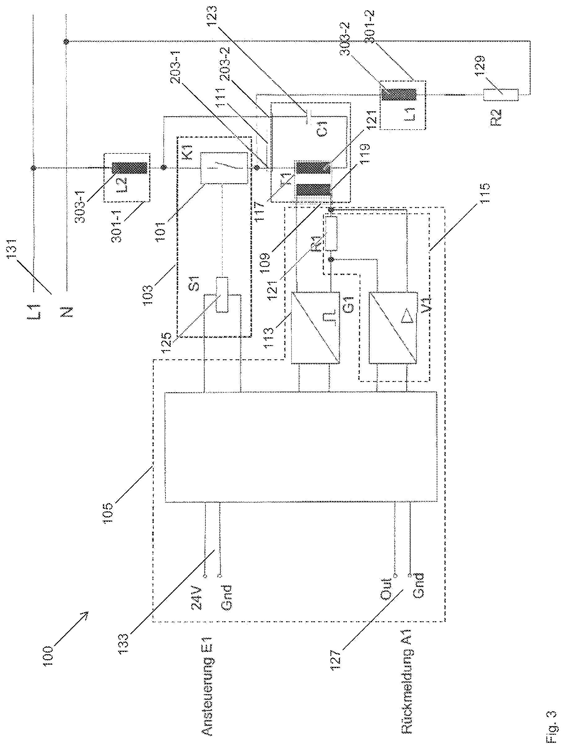 Patent US11774501 Figure 3 – Switching monitoring device