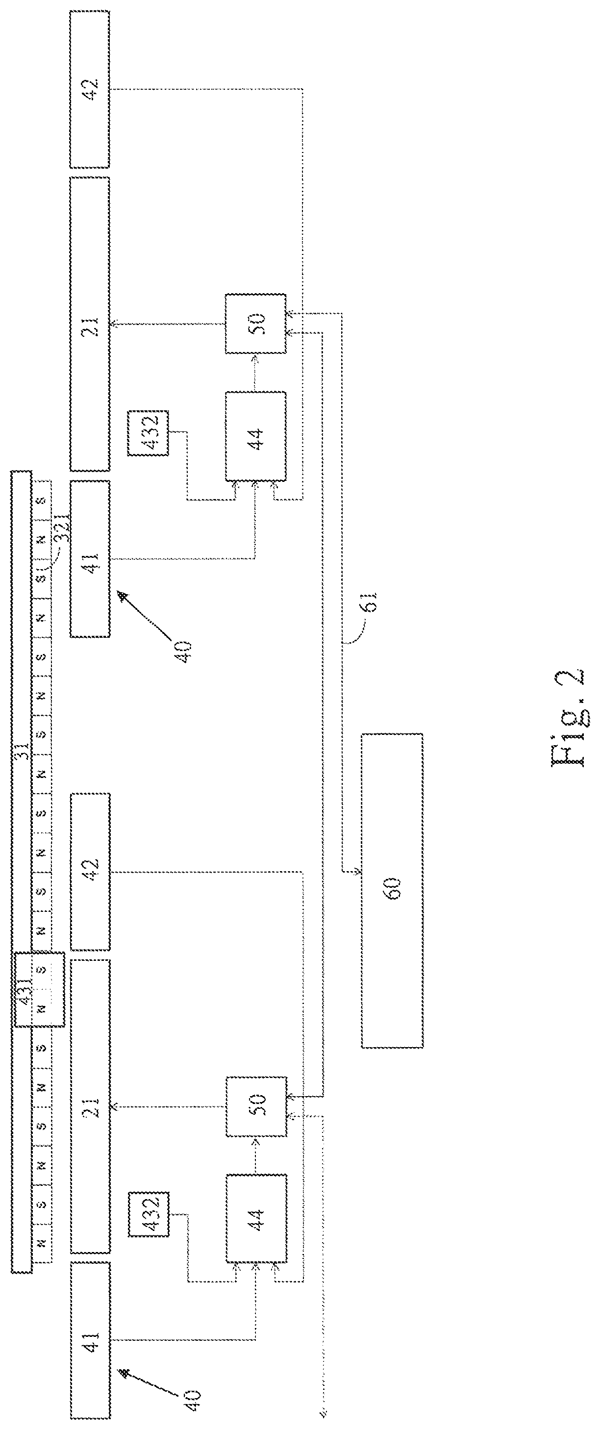 Patent US11774521 Figure 2 – Position measuring mechanism and measuring method of linear motion system