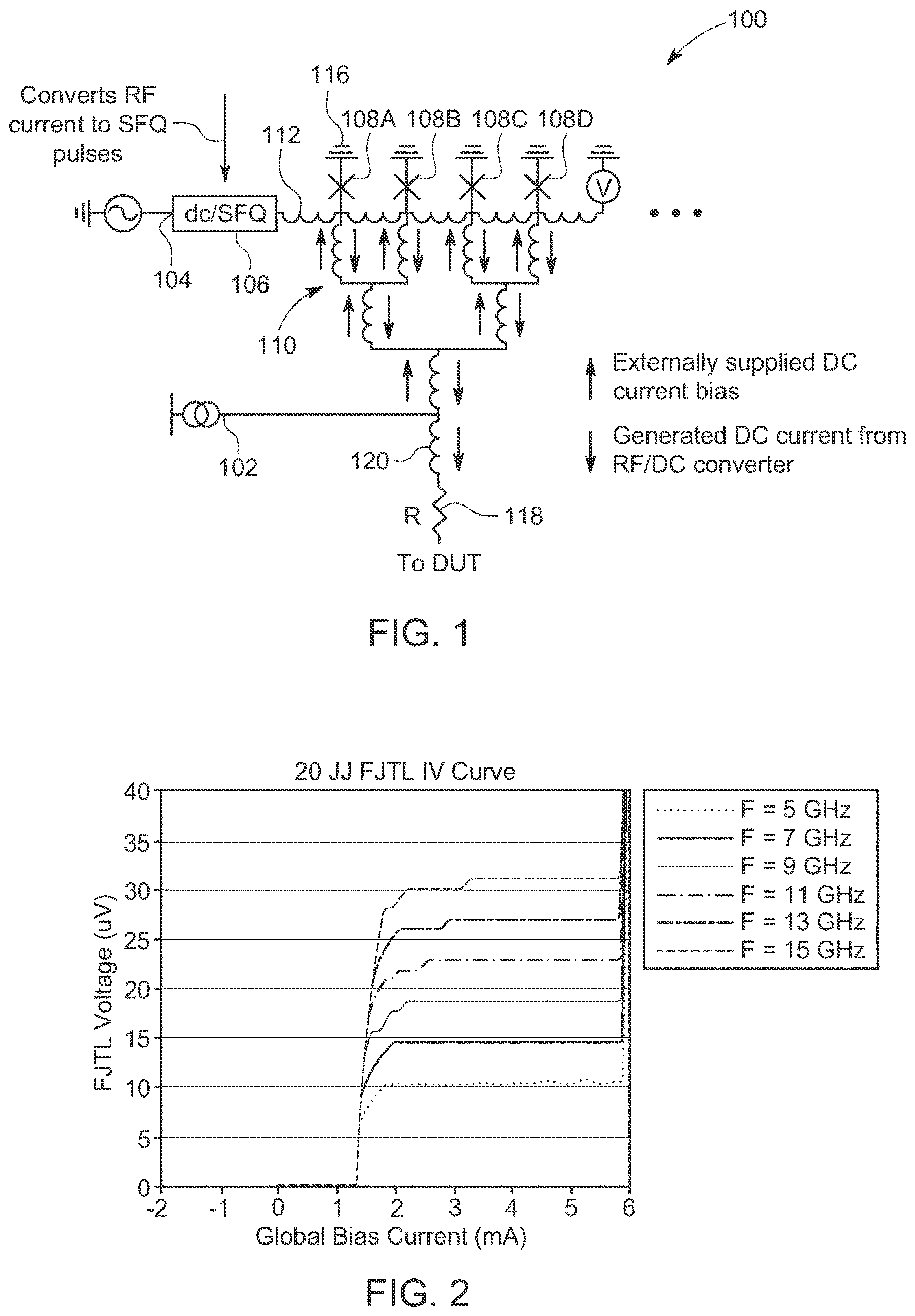 Patent US11774522 Figure 1 – Quantum architecture biasing scheme