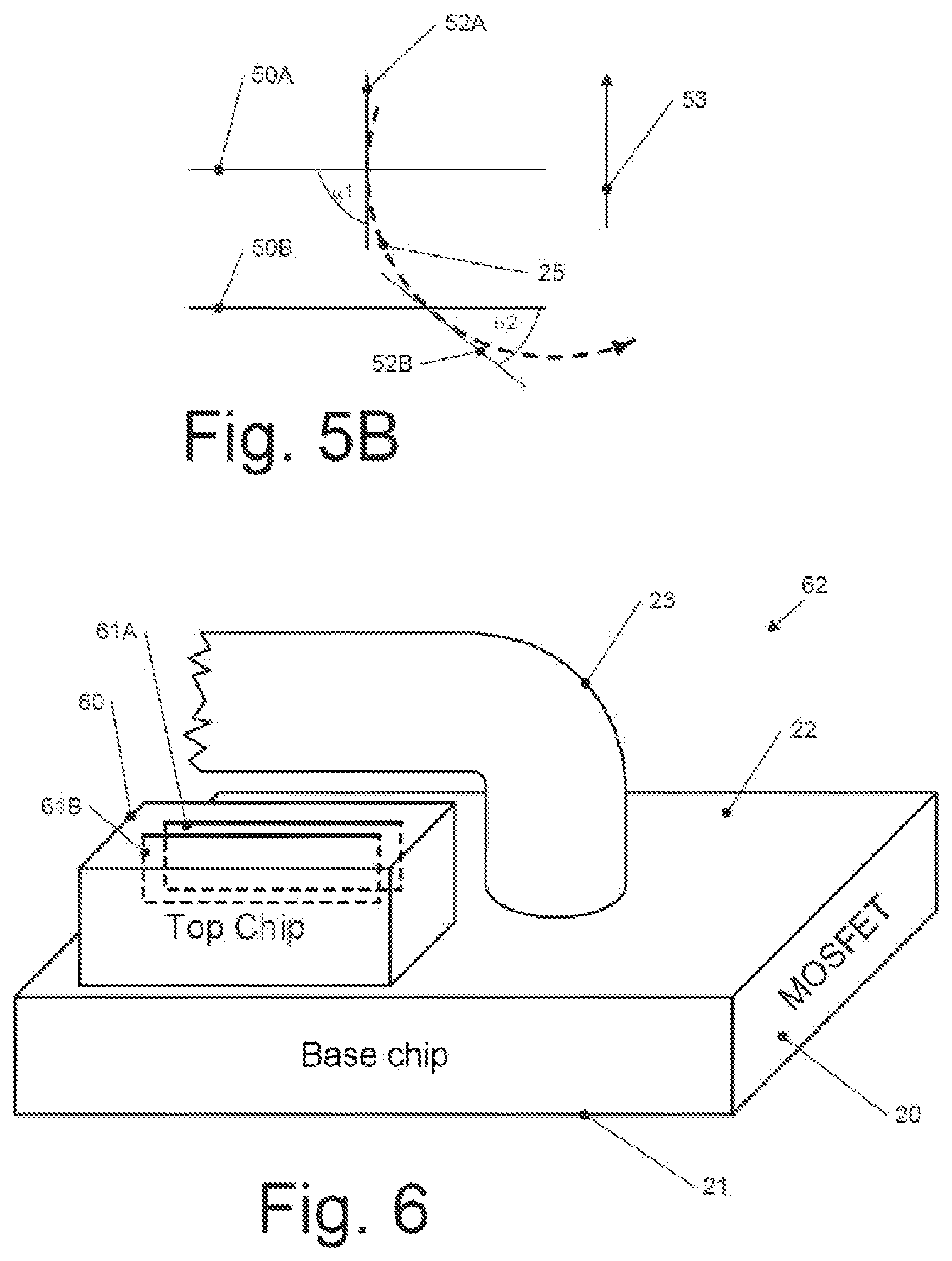 Patent US11774523 Figure 4 – Transistor devices and methods for producing transistor devices