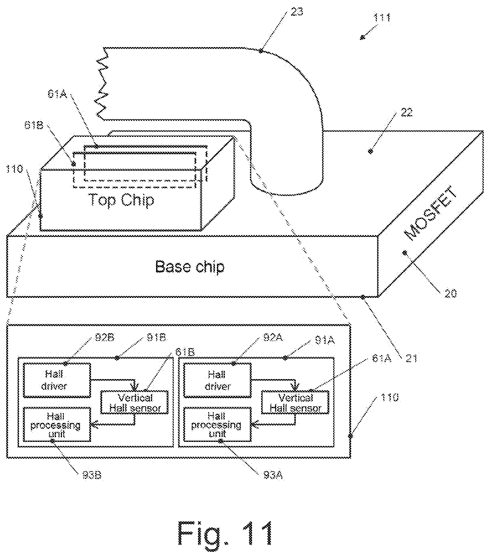 Patent US11774523 Figure 8 – Transistor devices and methods for producing transistor devices