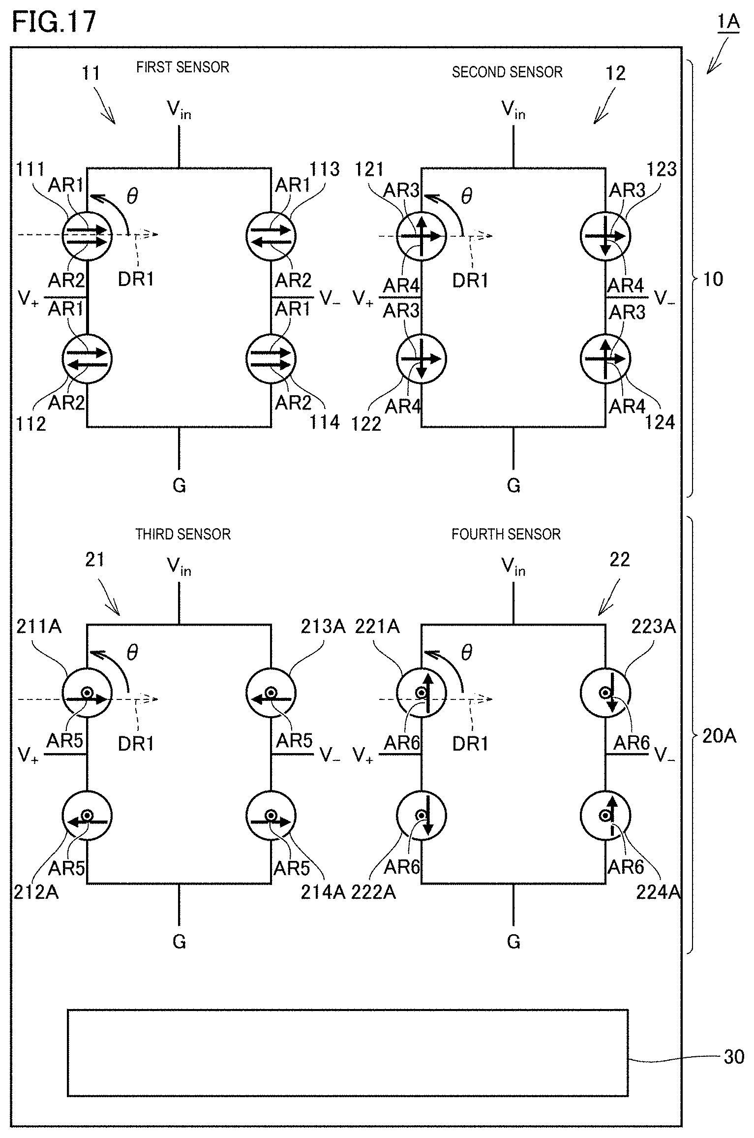 Patent US11774524 Figure 9 – Magnetic sensor, magnetic sensor array, magnetic field distribution measurement device, and position identification device