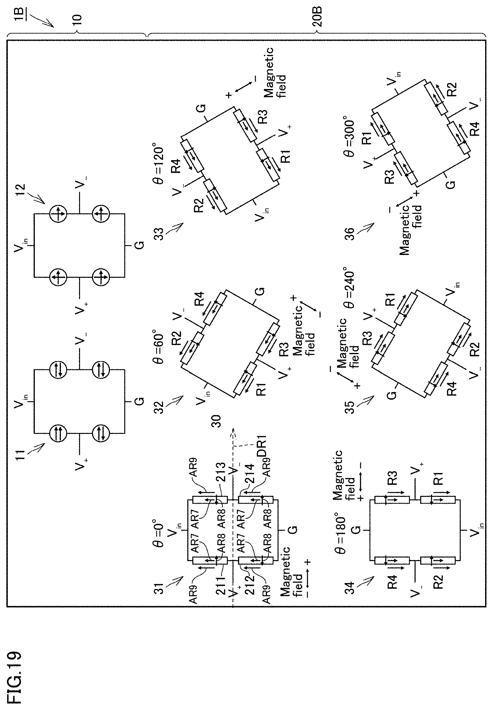 Patent US11774524 Figure 11 – Magnetic sensor, magnetic sensor array, magnetic field distribution measurement device, and position identification device