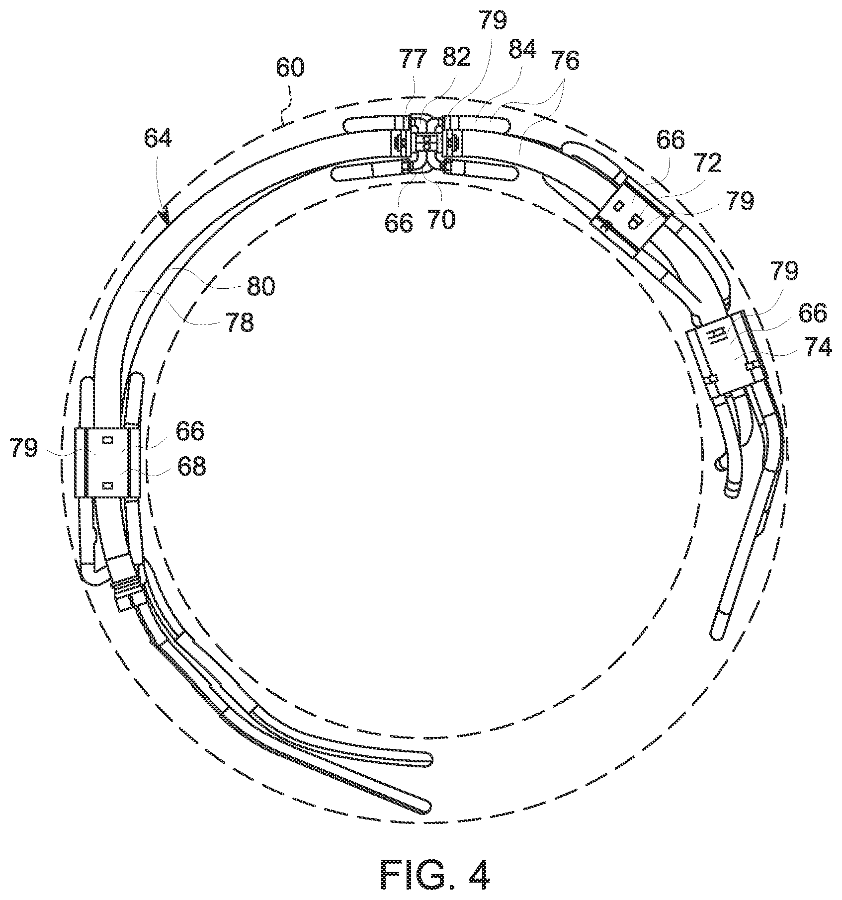Patent US11774529 Figure 4 – Gradient cooling manifold assembly having additively manufactured manifolds