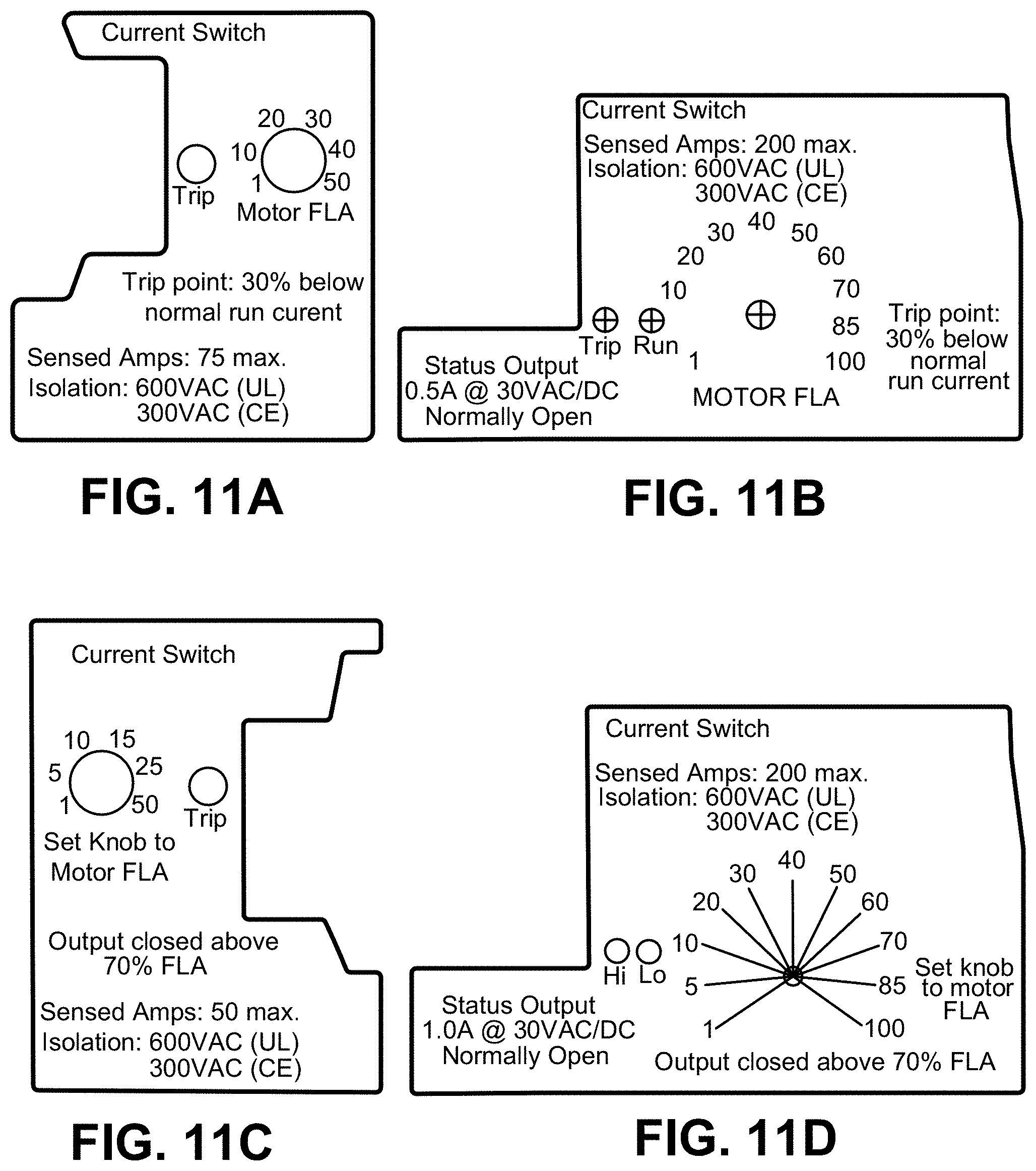 Patent US11774537 Figure 11 – Pre-settable current sensing apparatus, system, and/or method