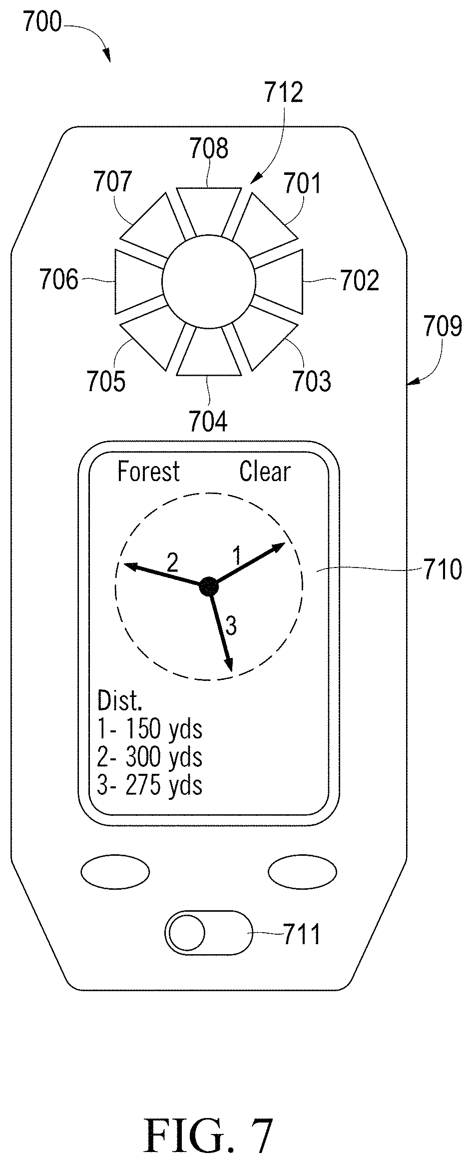 Patent US11774540 Figure 7 – Systems and methods for enhancing location of game in the field