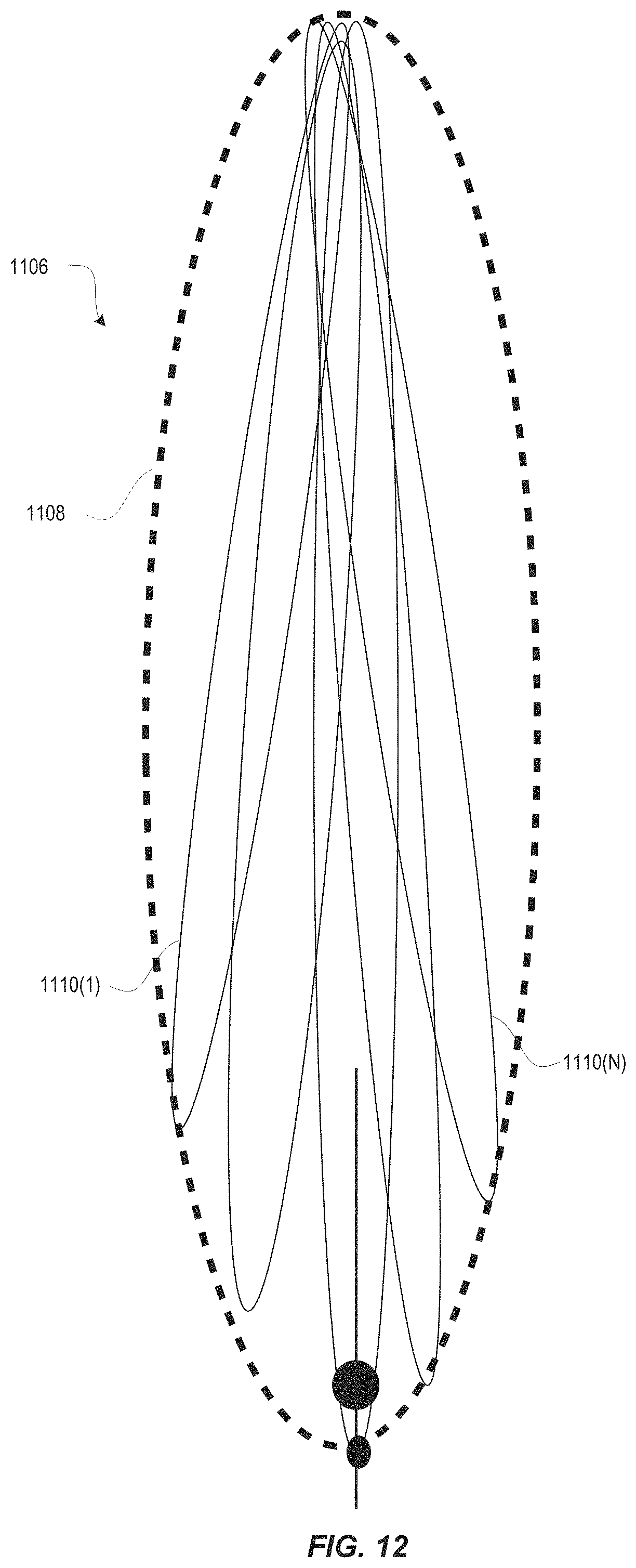 Patent US11774546 Figure 12 – Antenna arrays for position determination