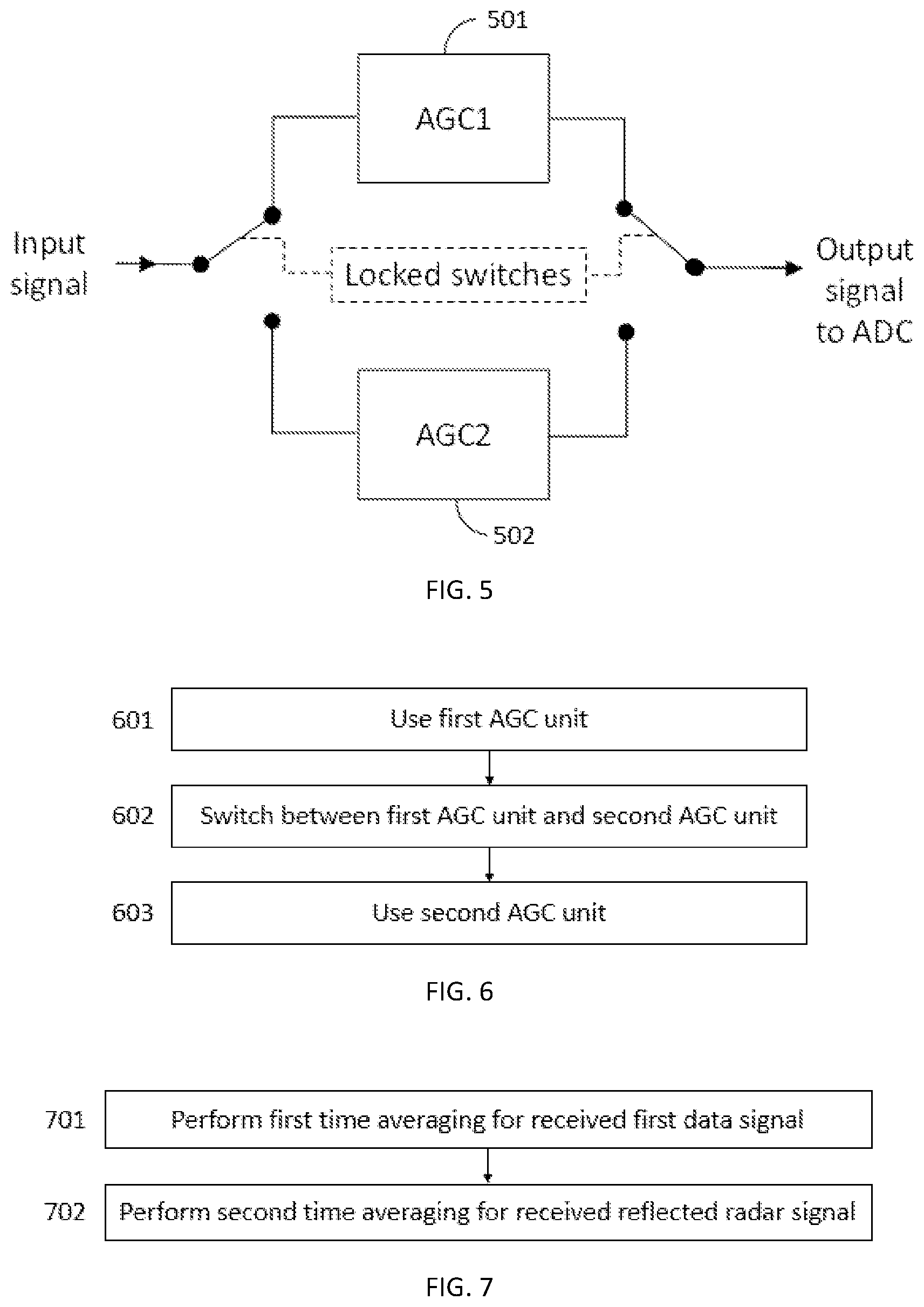 Patent US11774550 Figure 4 – Two-state automatic gain control for communications and radar