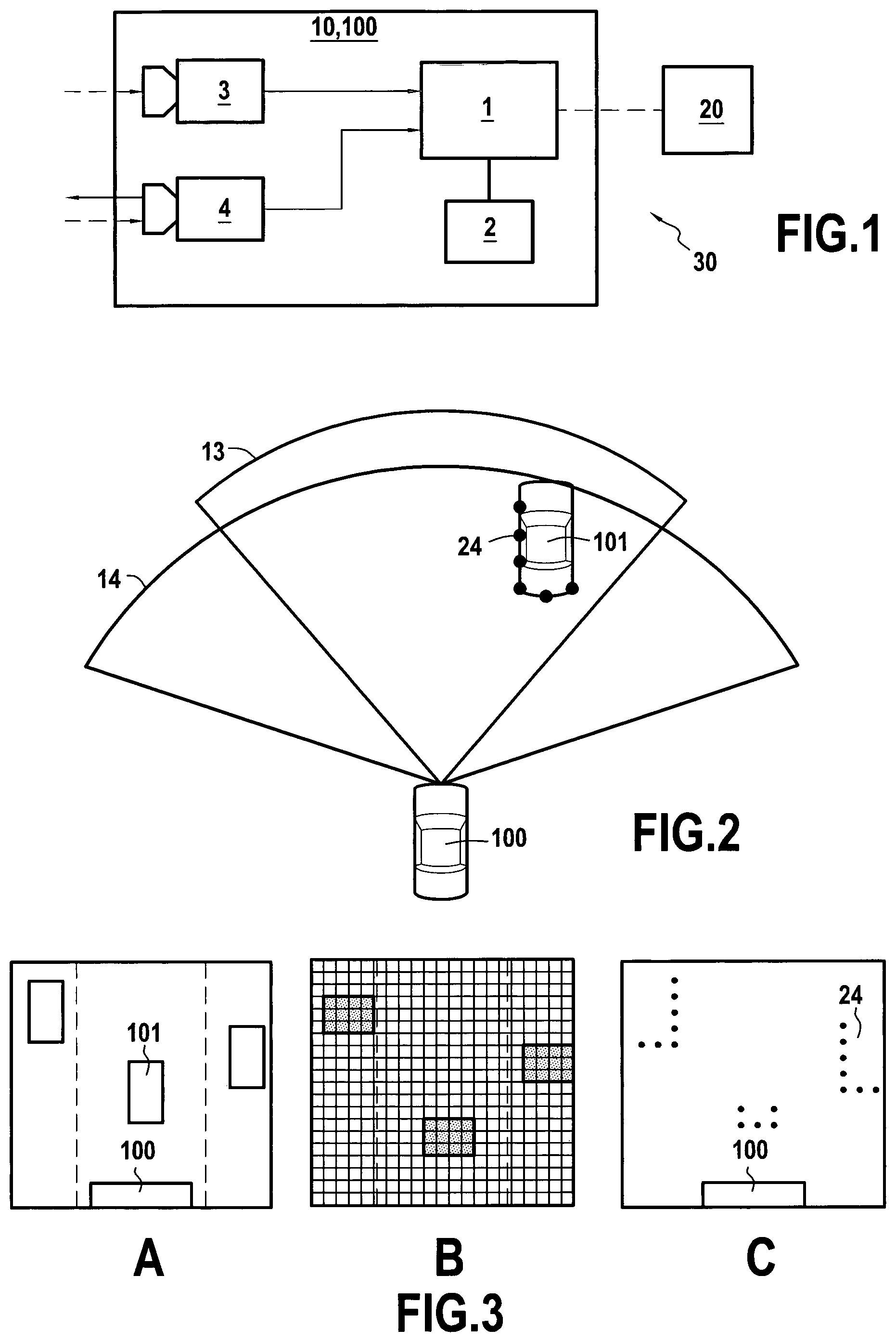 Patent US11774554 Figure 1 – Electronic device, system and method for augmenting image data of a passive optical sensor