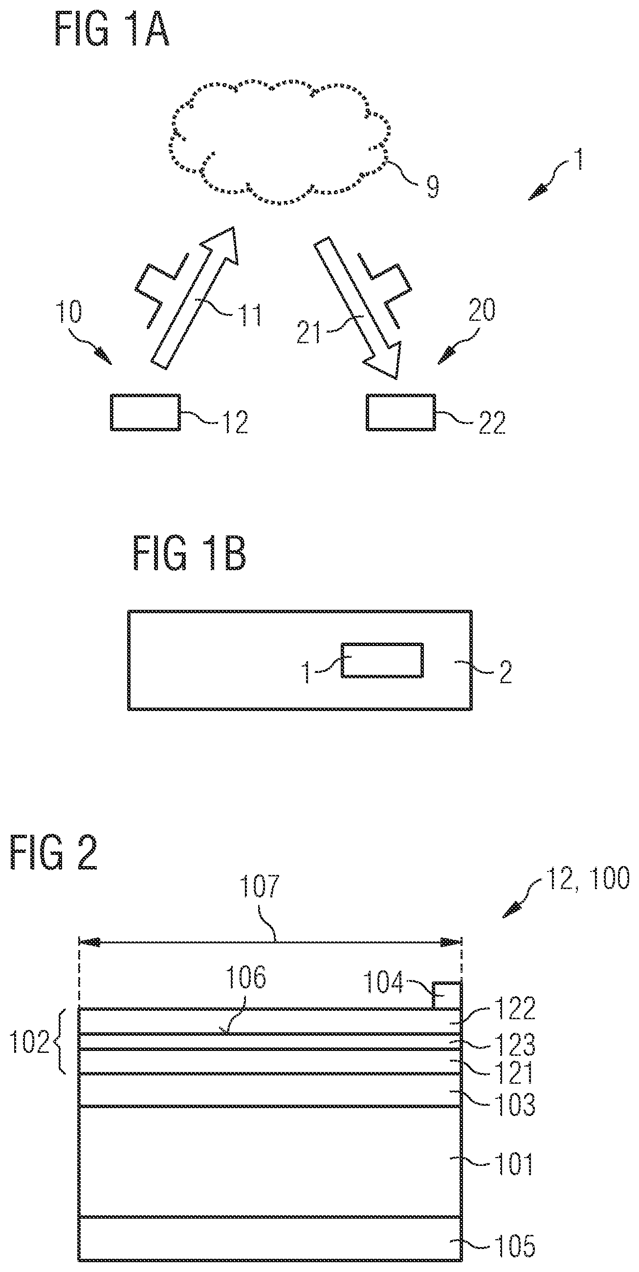 Patent US11774555 Figure 1 – Measuring system, use of at least one individually operable LED lighting unit as a sender unit in a measuring system, method for operating a measuring system and lighting source having a measuring system