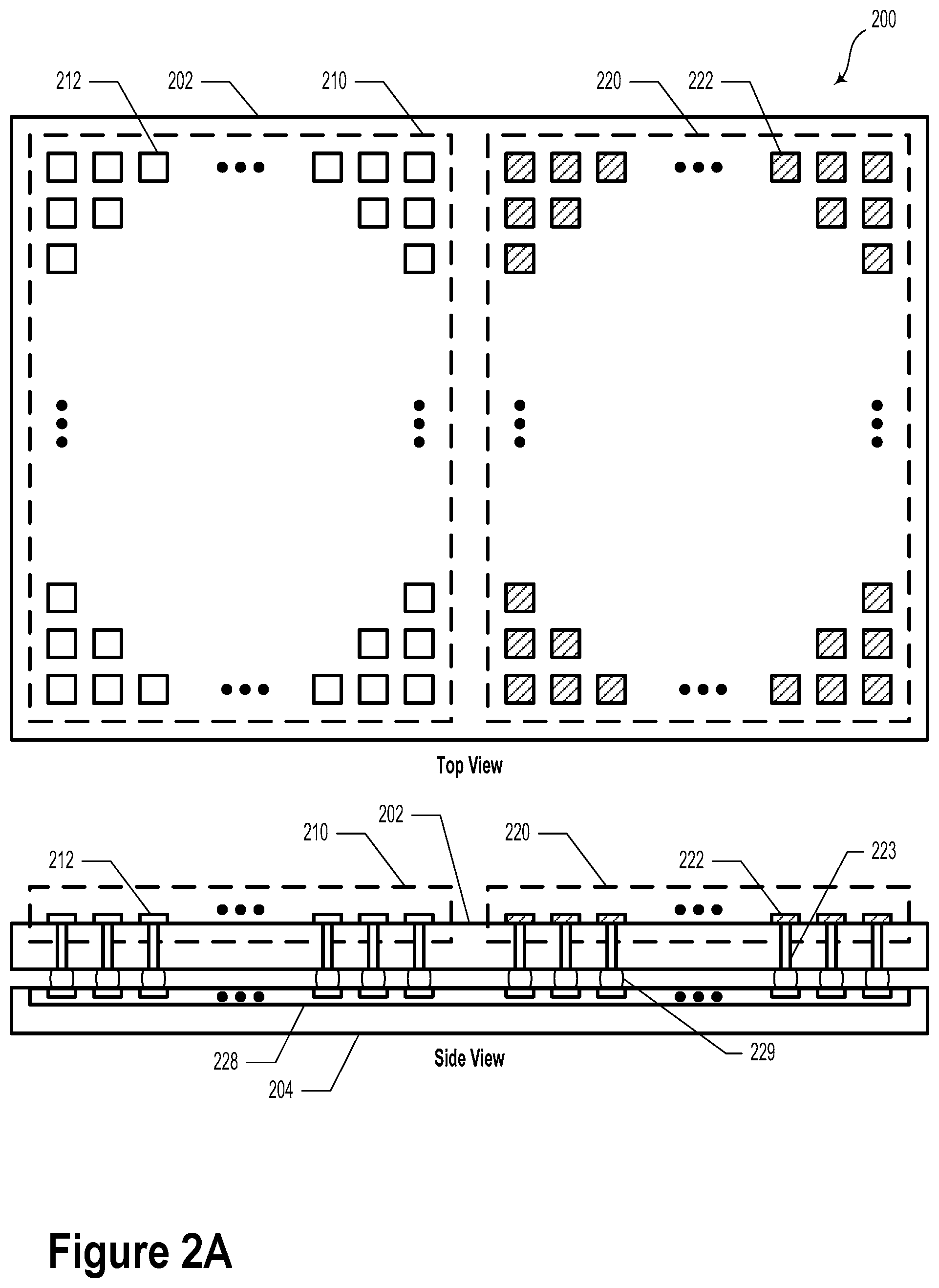 Patent US11774556 Figure 4 – Combination photodetector arrays for extended dynamic range