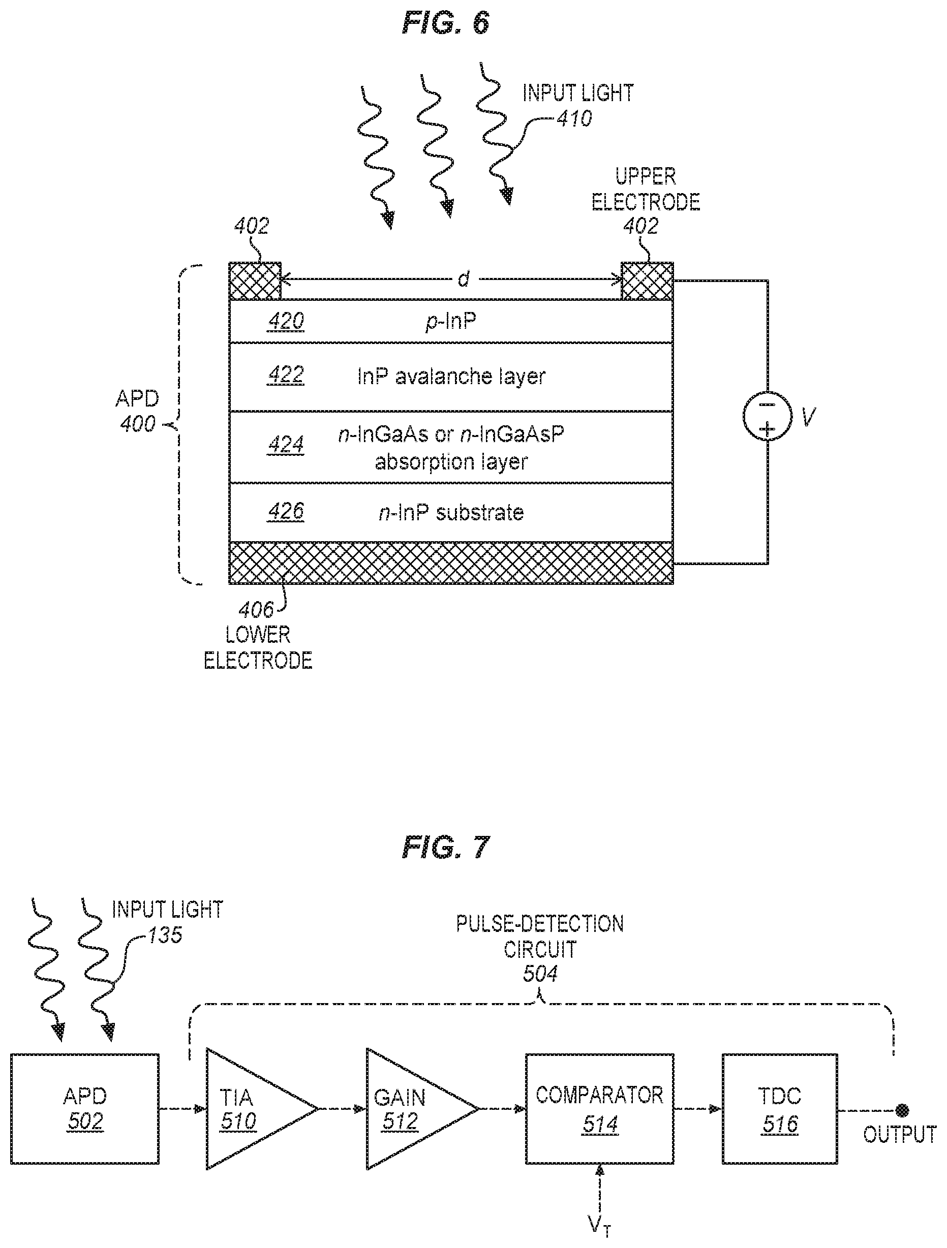Patent US11774561 Figure 6 – Amplifier input protection circuits