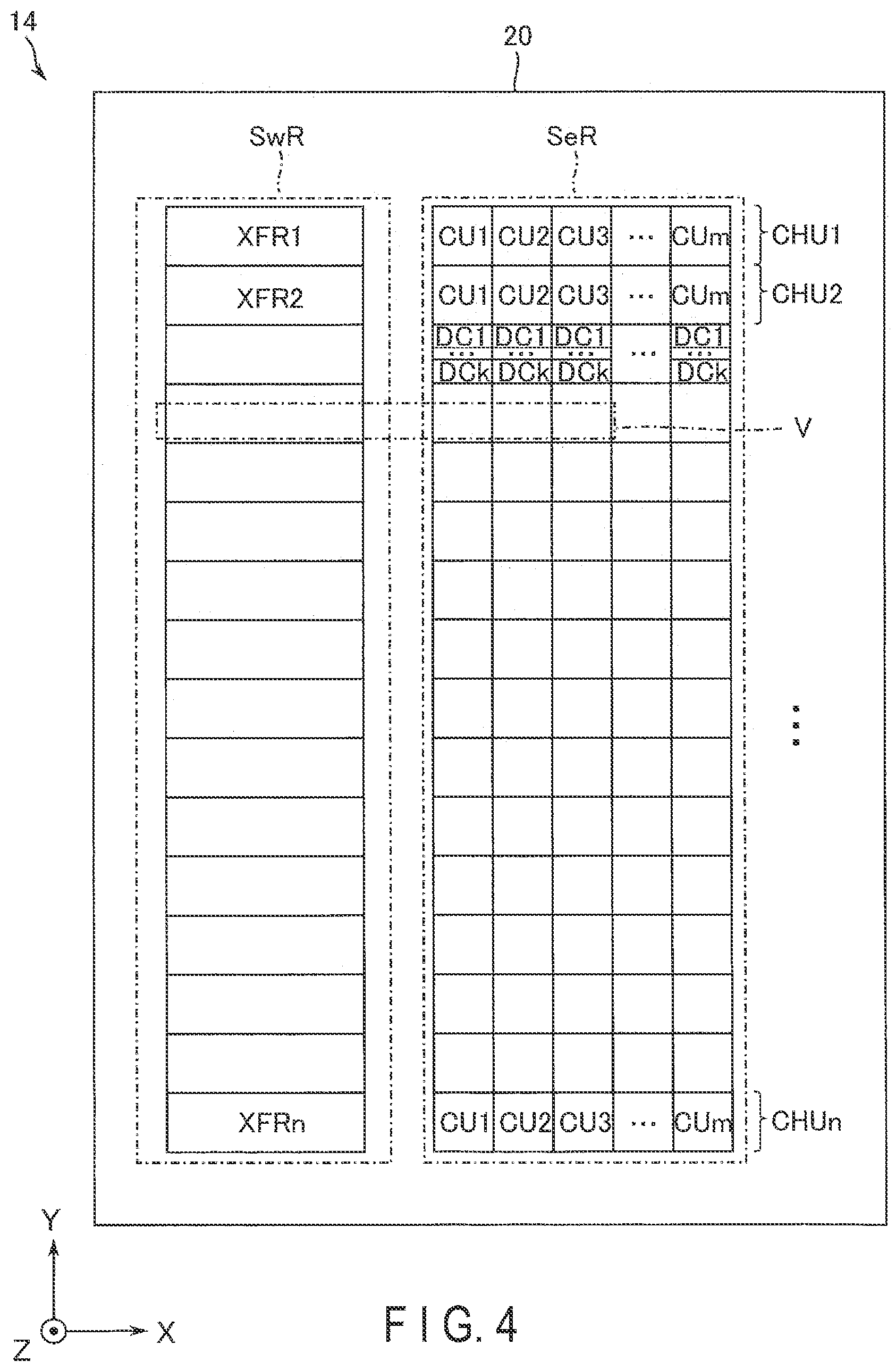 Patent US11774562 Figure 4 – Light detector and distance measuring device comprising plural sets of light detection elements with plural selection circuits