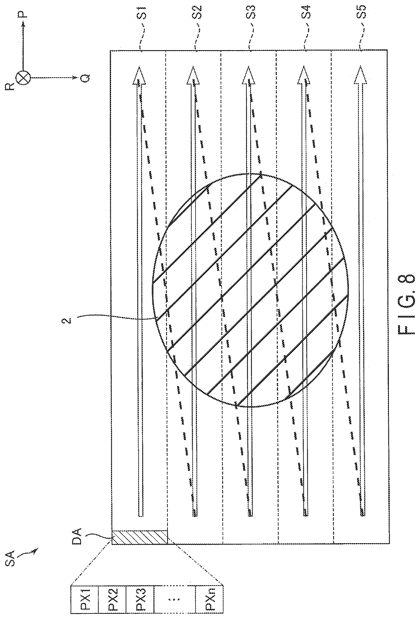 Patent US11774562 Figure 8 – Light detector and distance measuring device comprising plural sets of light detection elements with plural selection circuits
