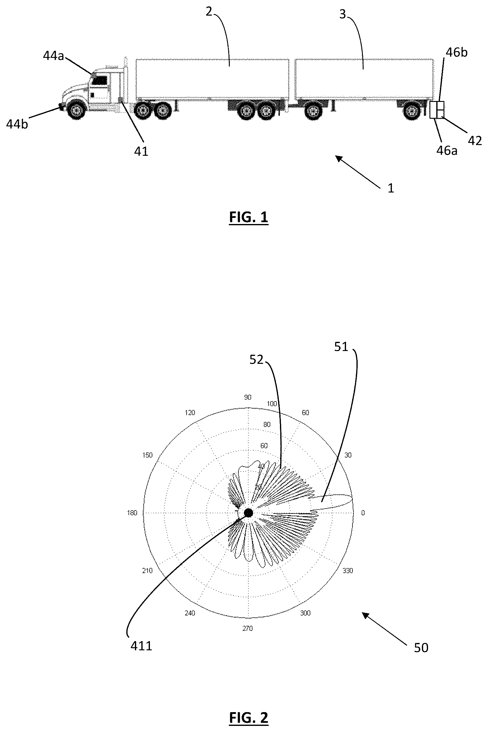 Patent US11774569 Figure 1 – Object detection system with a side communication channel