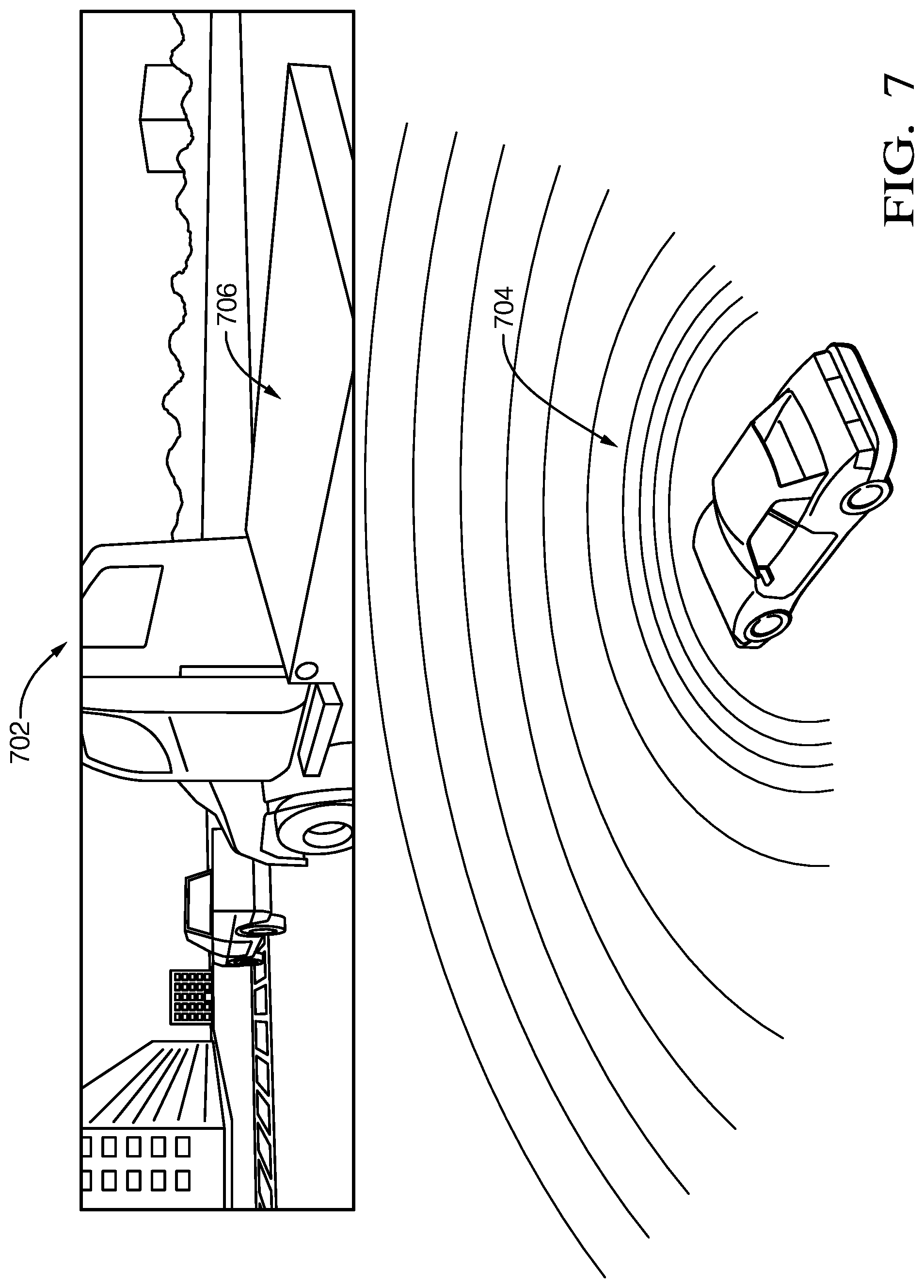 Patent US11774575 Figure 7 – Extended object tracking using RADAR
