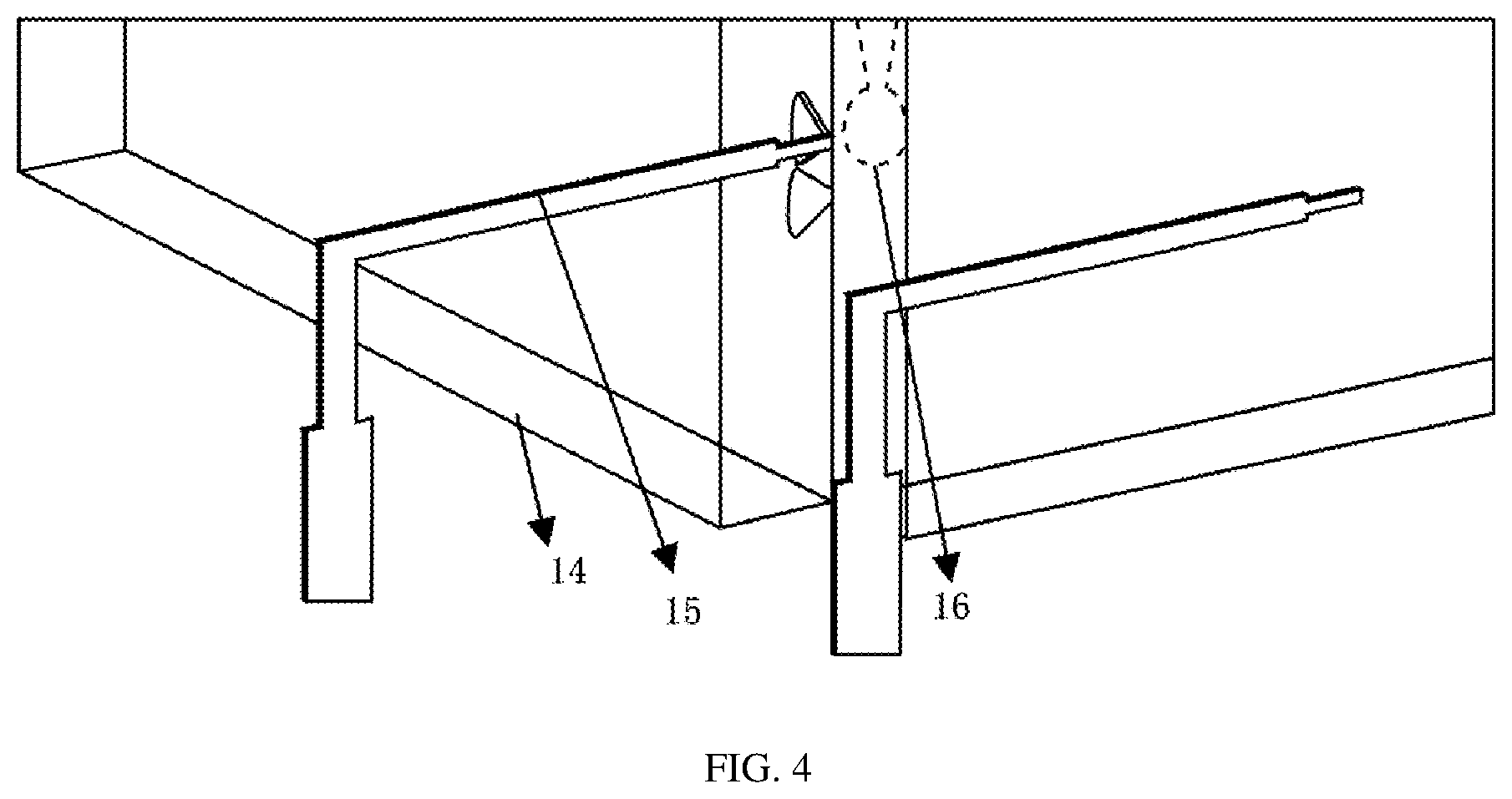 Patent US11774579 Figure 4 – Unmanned airborne ground penetrating radar system and inspection method for dam hidden danger detection
