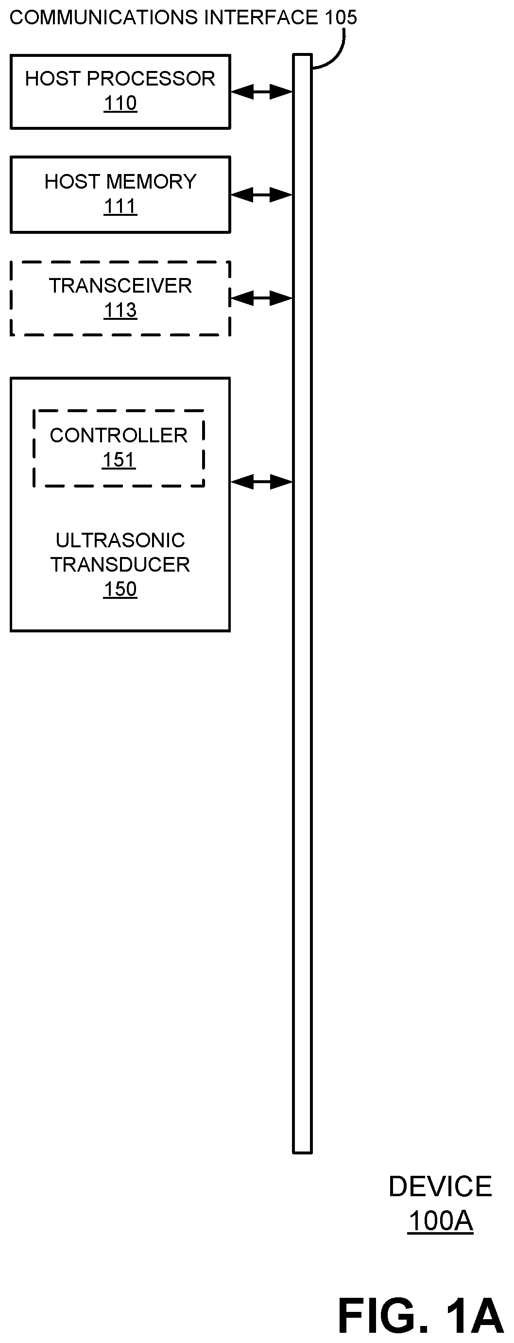 Patent US11774585 Figure 1 – Estimating a location of an object in close proximity to an ultrasonic transducer