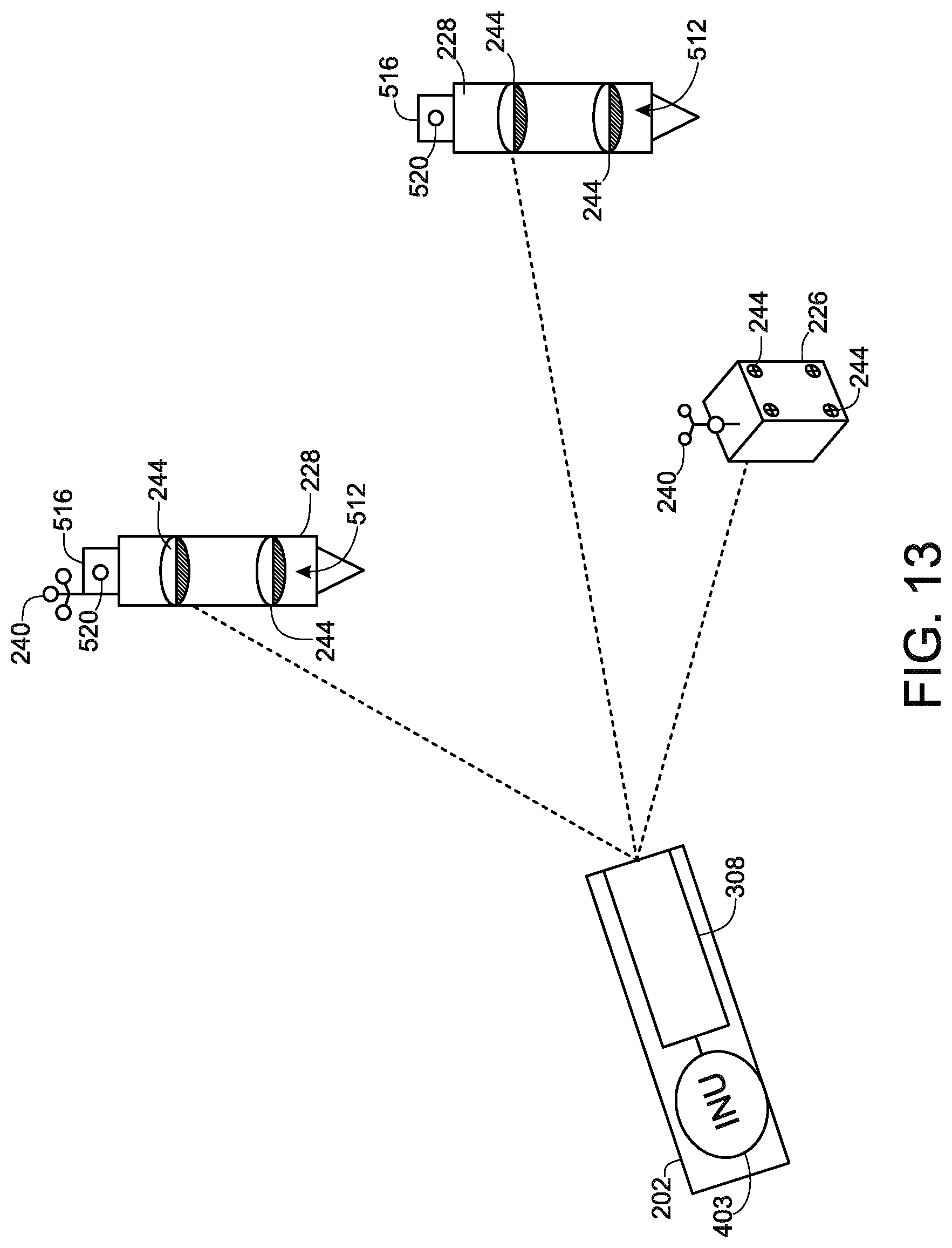 Patent US11774586 Figure 14 – Underwater optical metrology system