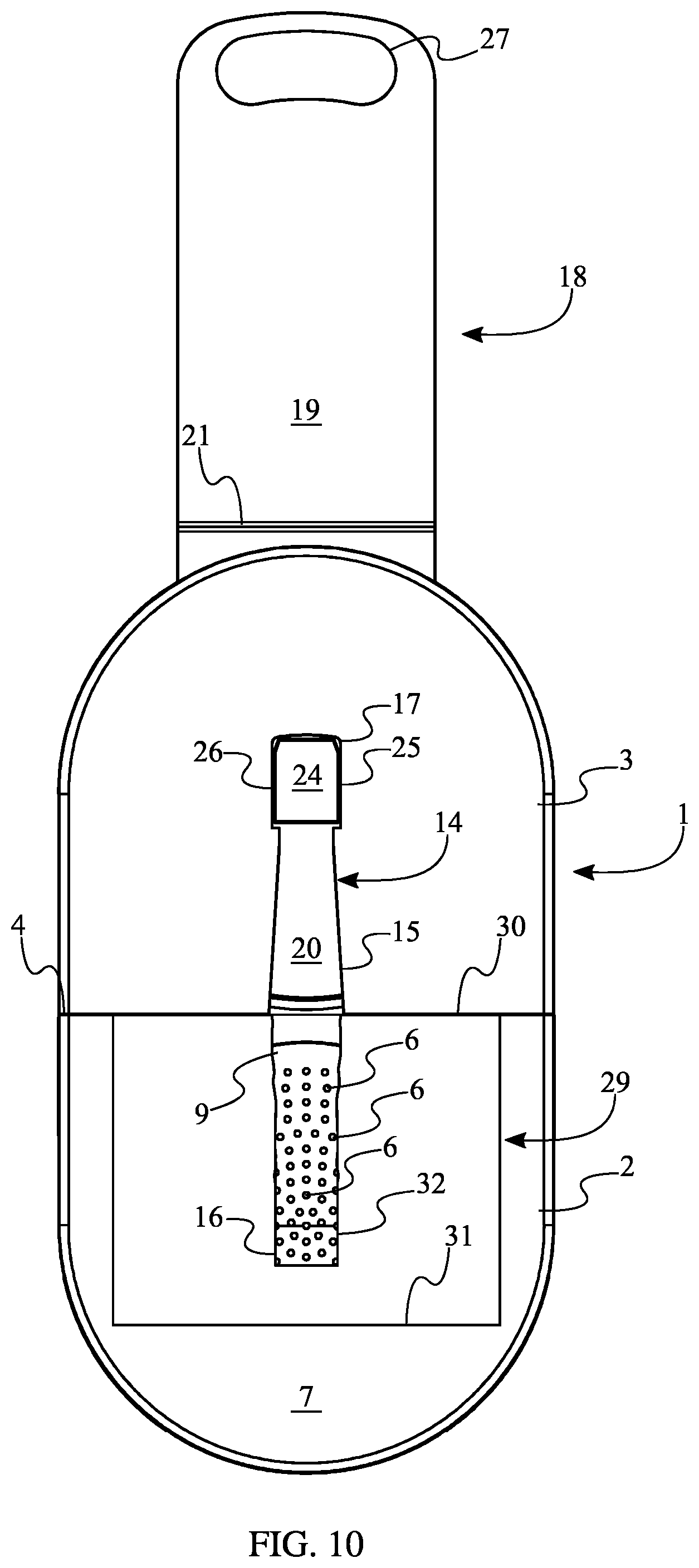 Patent US11774604 Figure 10 – Wearable radon detector