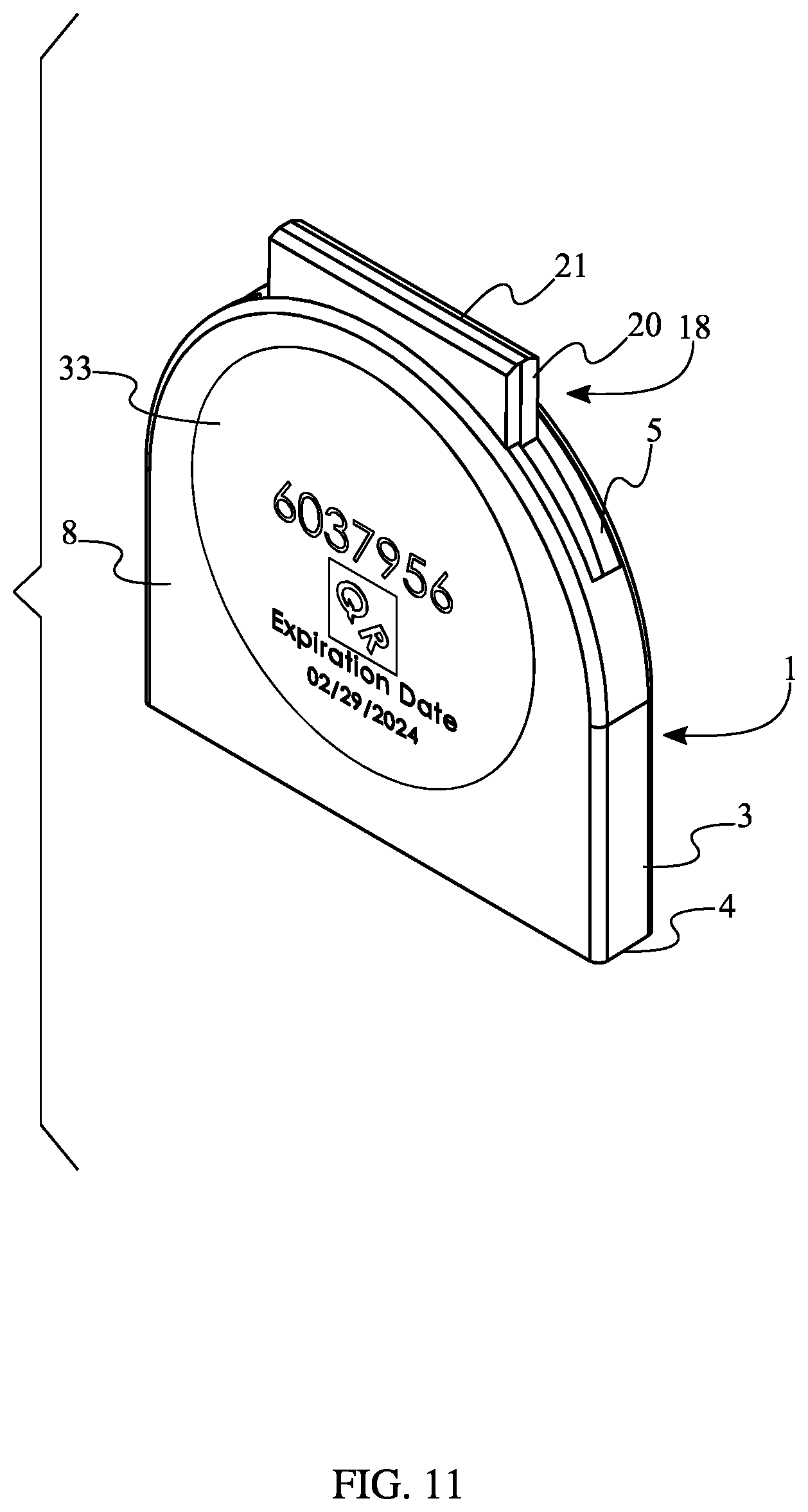 Patent US11774604 Figure 11 – Wearable radon detector
