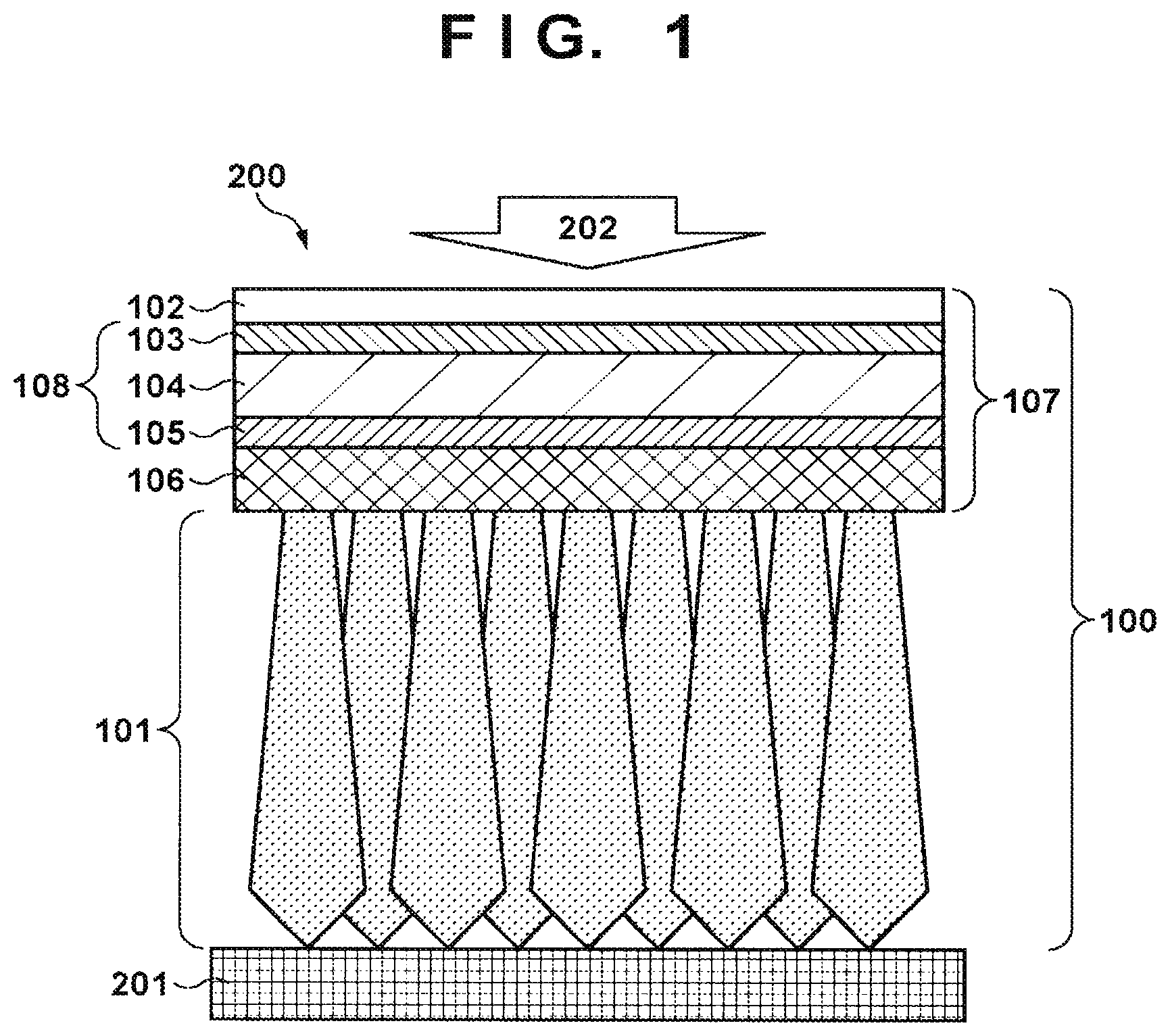 Patent US11774607 — Scintillator panel and radiation imaging apparatus — Figure 1
