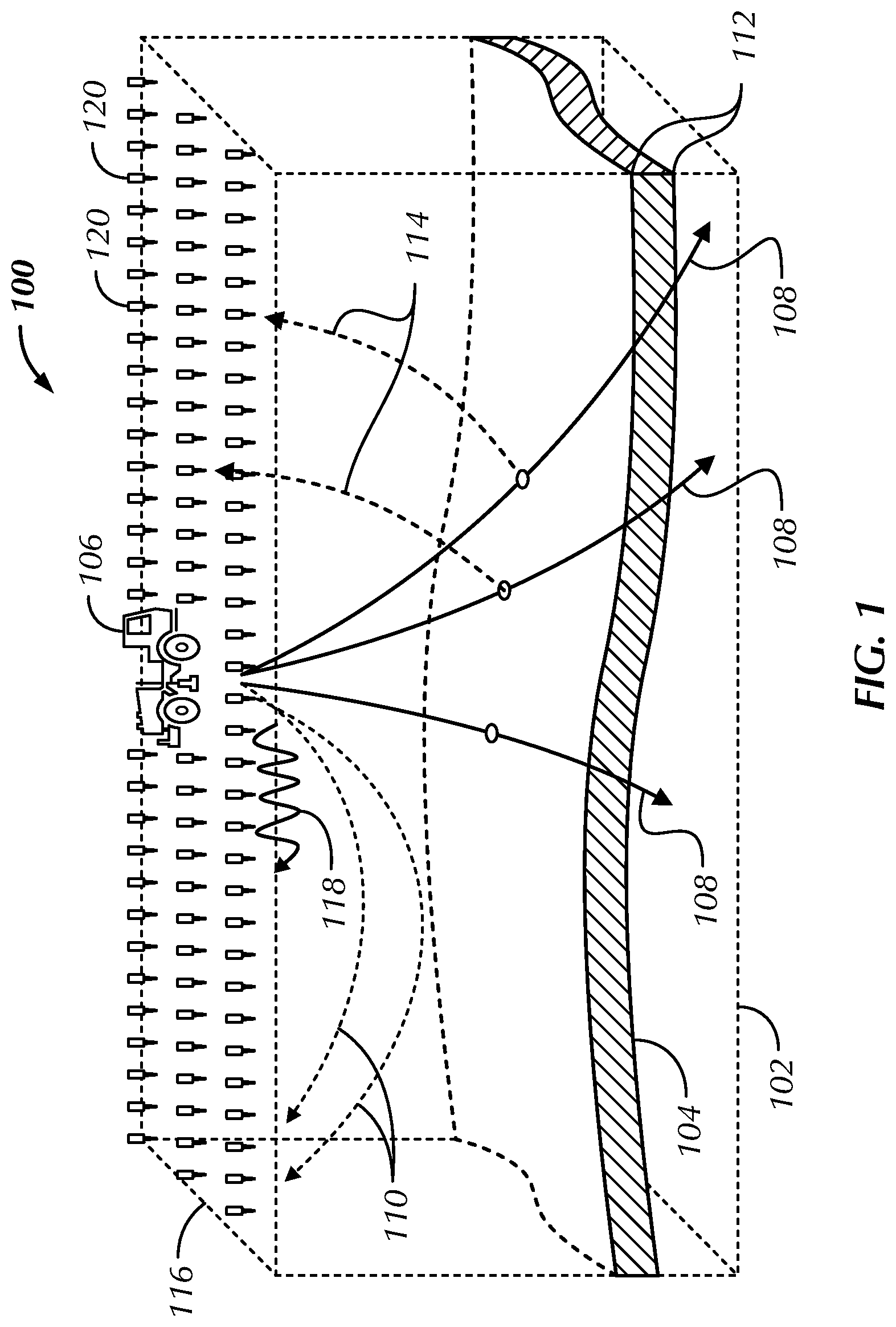 Patent US11774615 Figure 1 – Method and systems for computational efficiency 3D prestack Kirchhoff depth migration