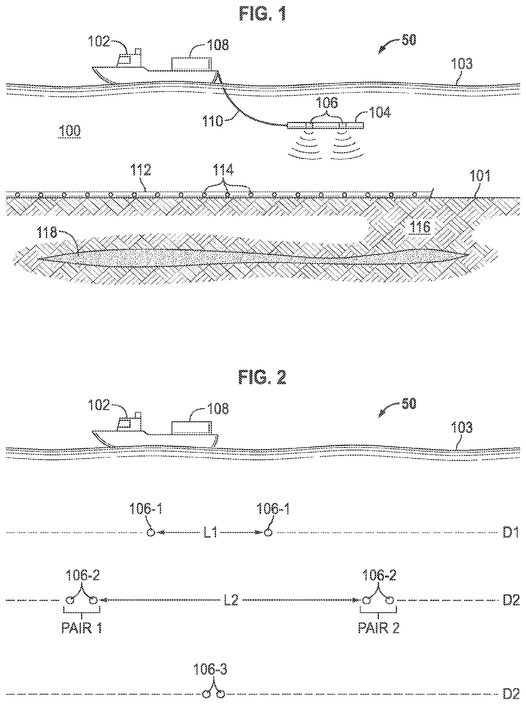 Patent US11774618 Figure 1 – Marine vibrator directive source survey