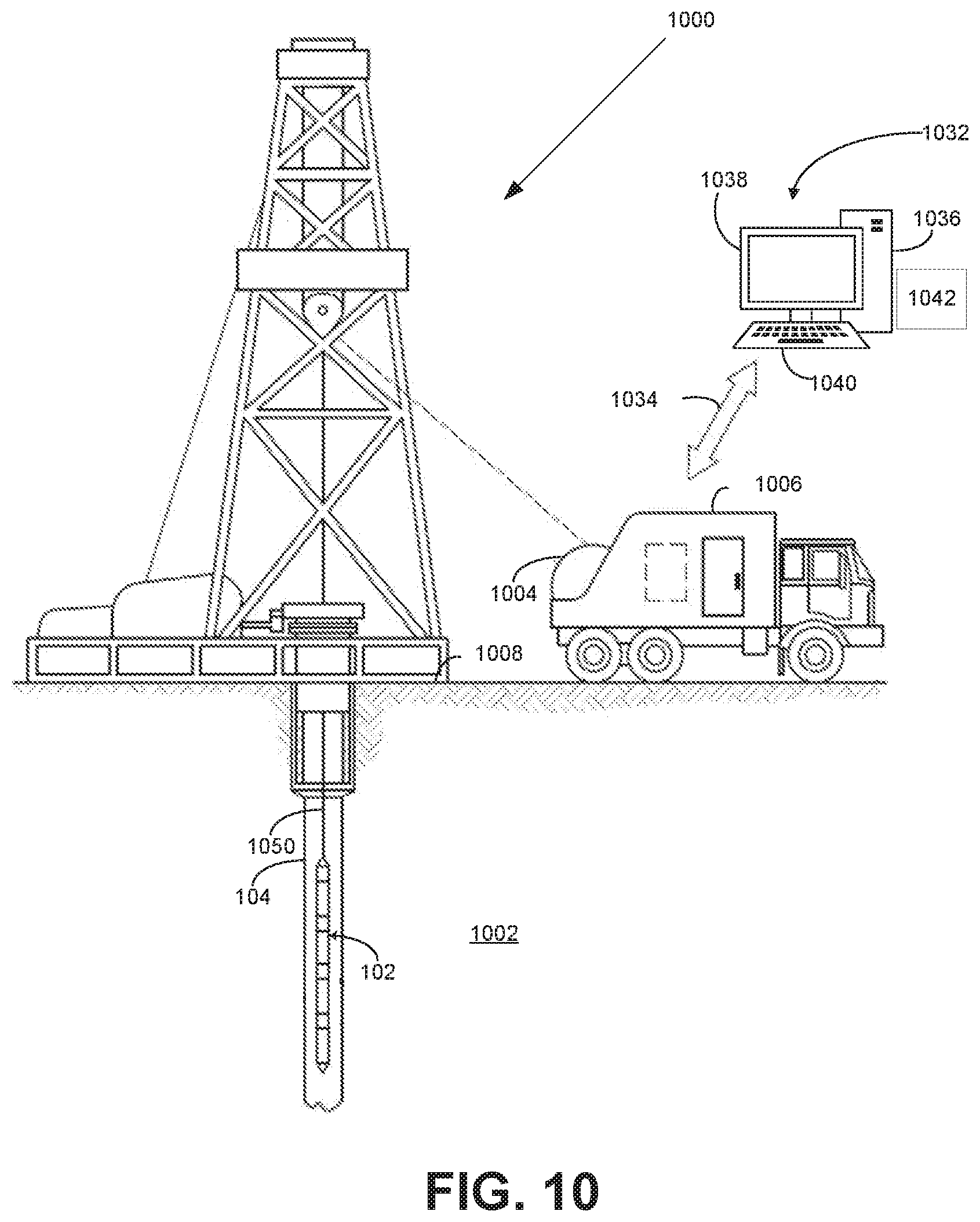Patent US11774619 Figure 10 – Reduction of a tool wave excited by a transmitter of a well logging tool