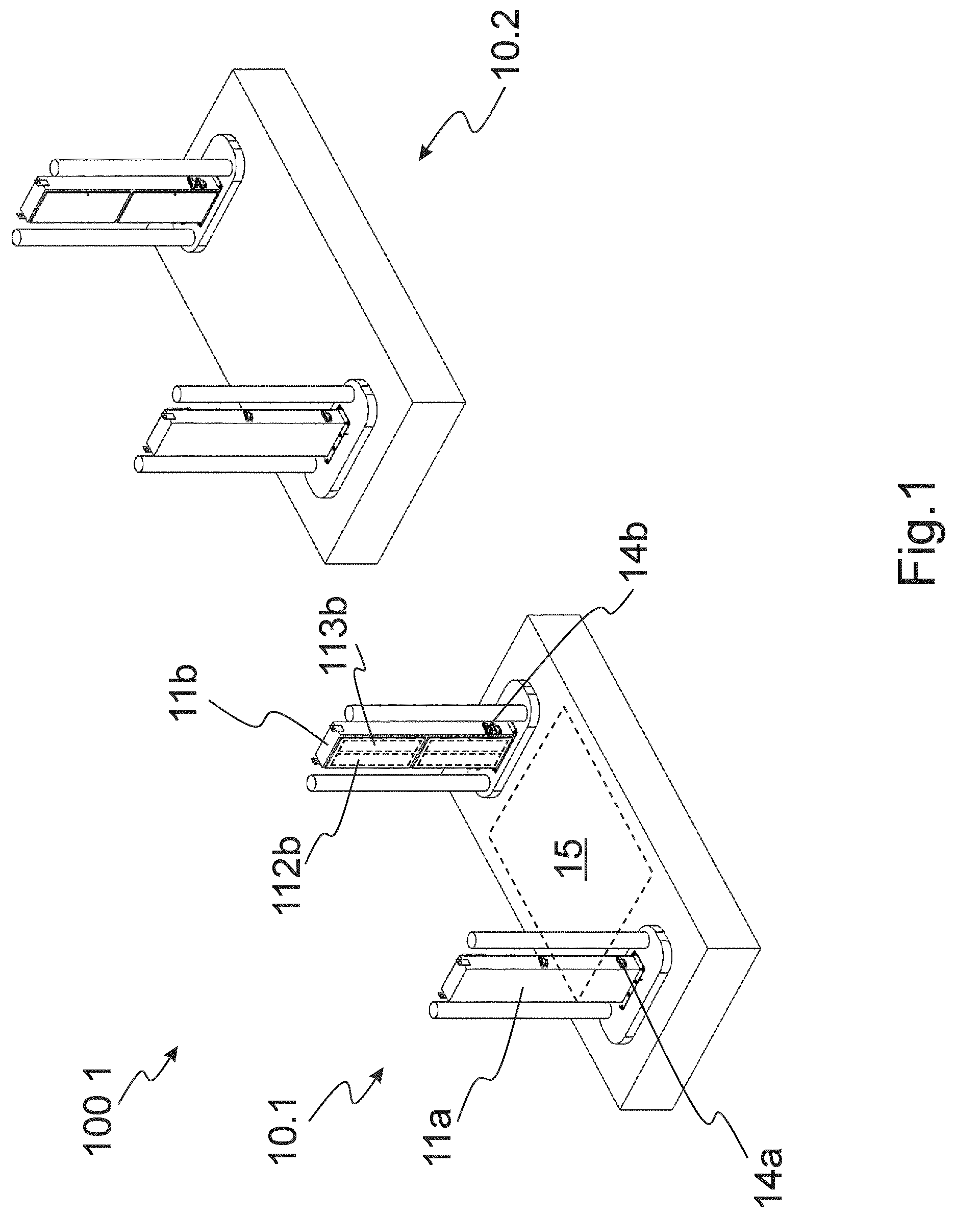 Patent US11774627 Figure 1 – Method for characterizing a radiation source by a radiation portal monitoring system