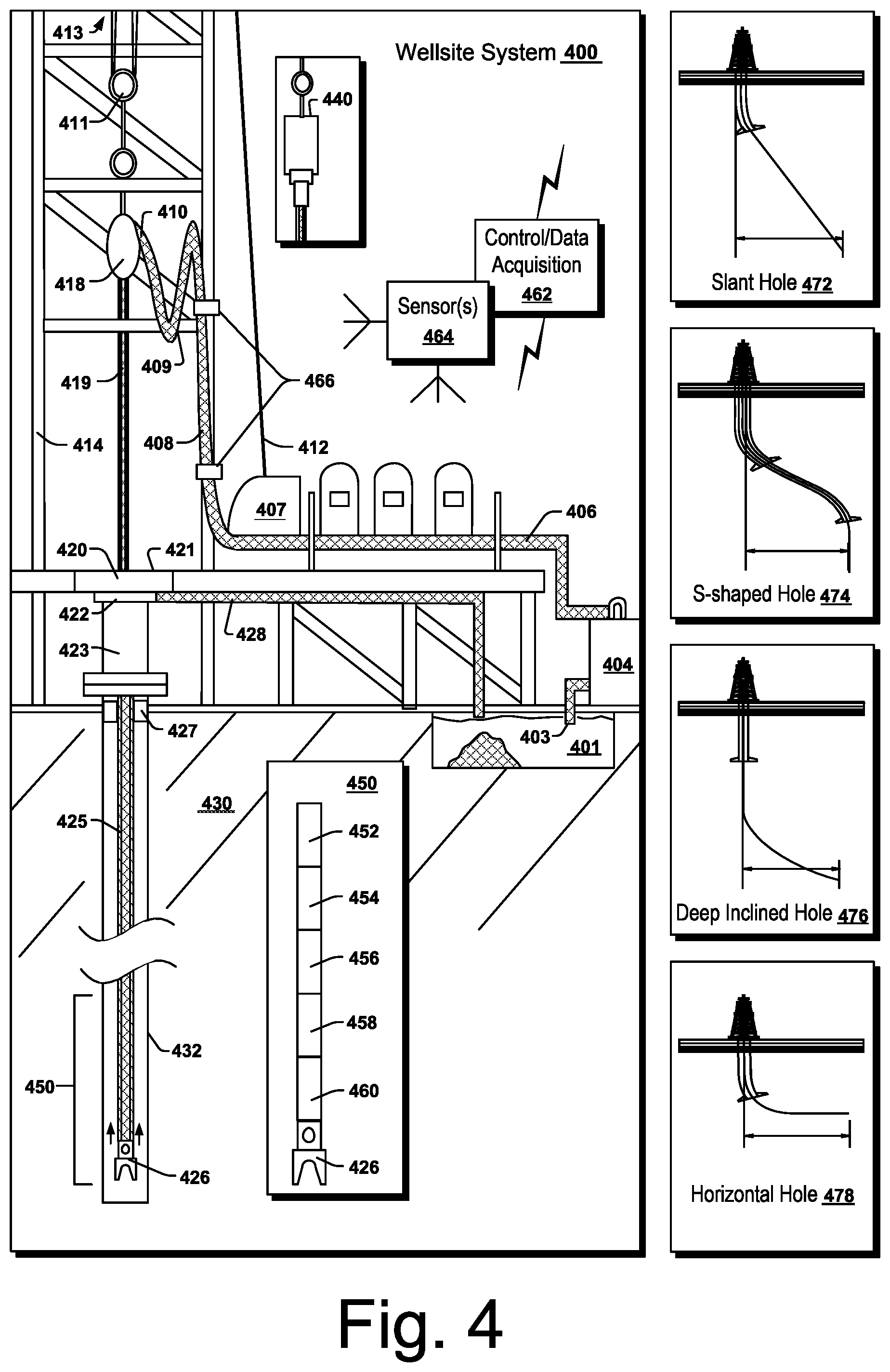Patent US11774631 Figure 4 – Geologic formation neutron porosity system