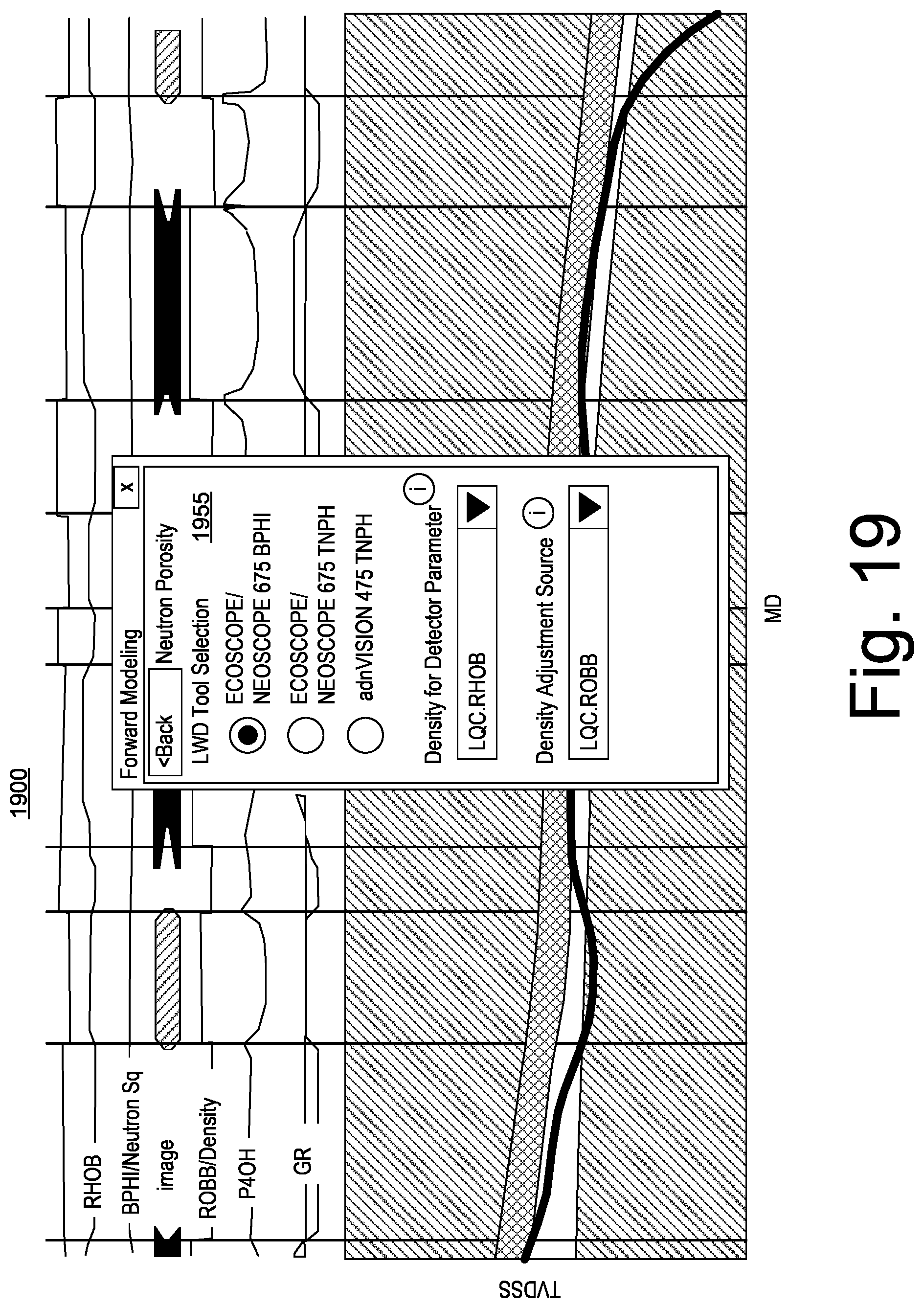 Patent US11774631 Figure 19 – Geologic formation neutron porosity system
