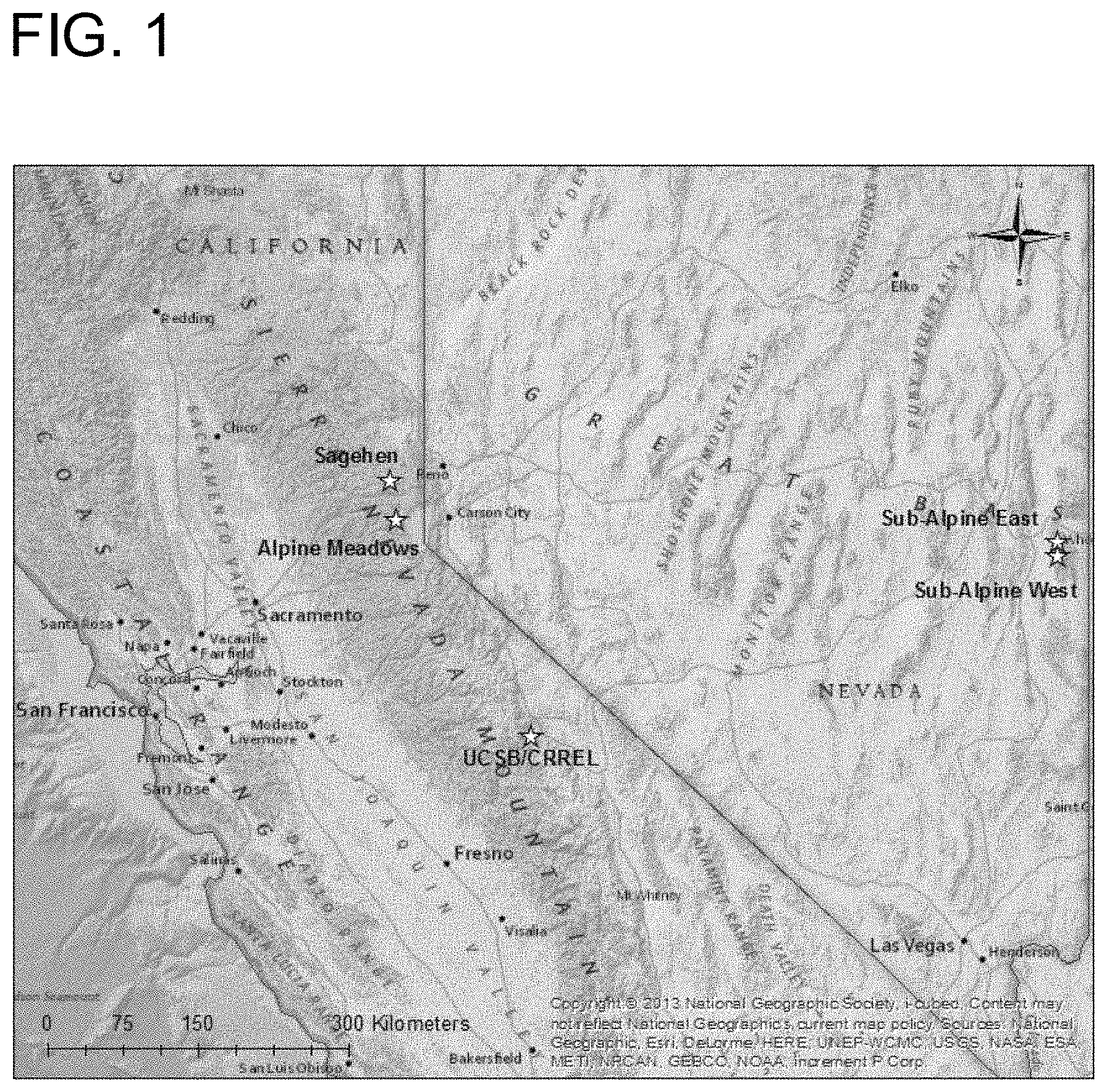 Patent US11774634 Figure 1 – Systems and methods for determining snowpack characteristics