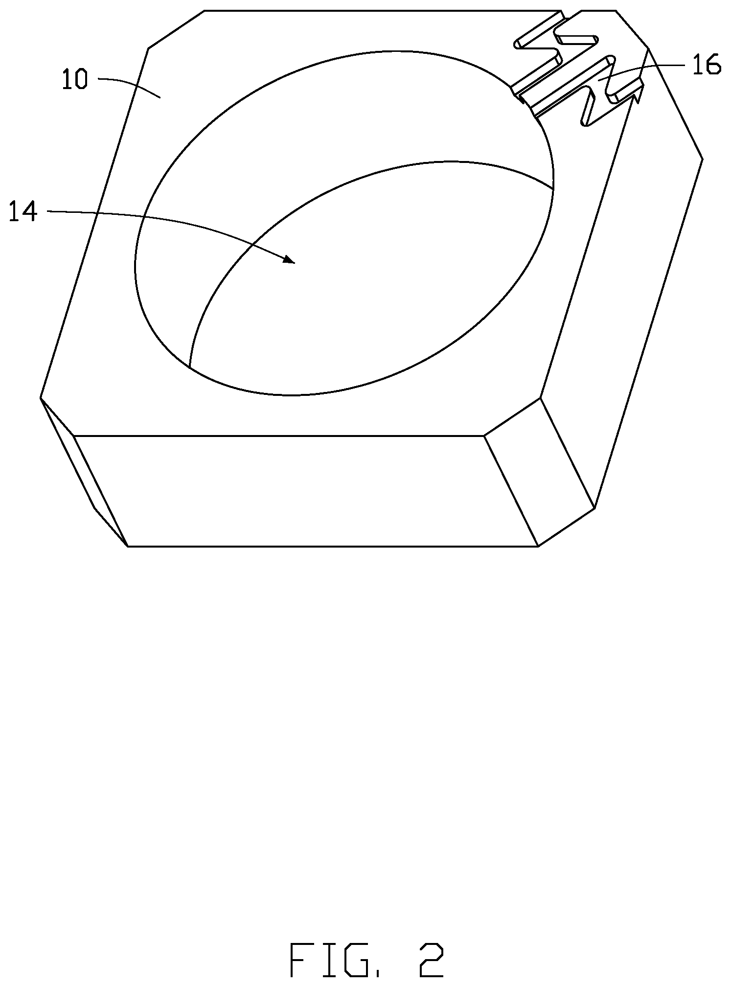 Patent US11774638 Figure 2 – Lens protection structure and electronic device having lens protection structure