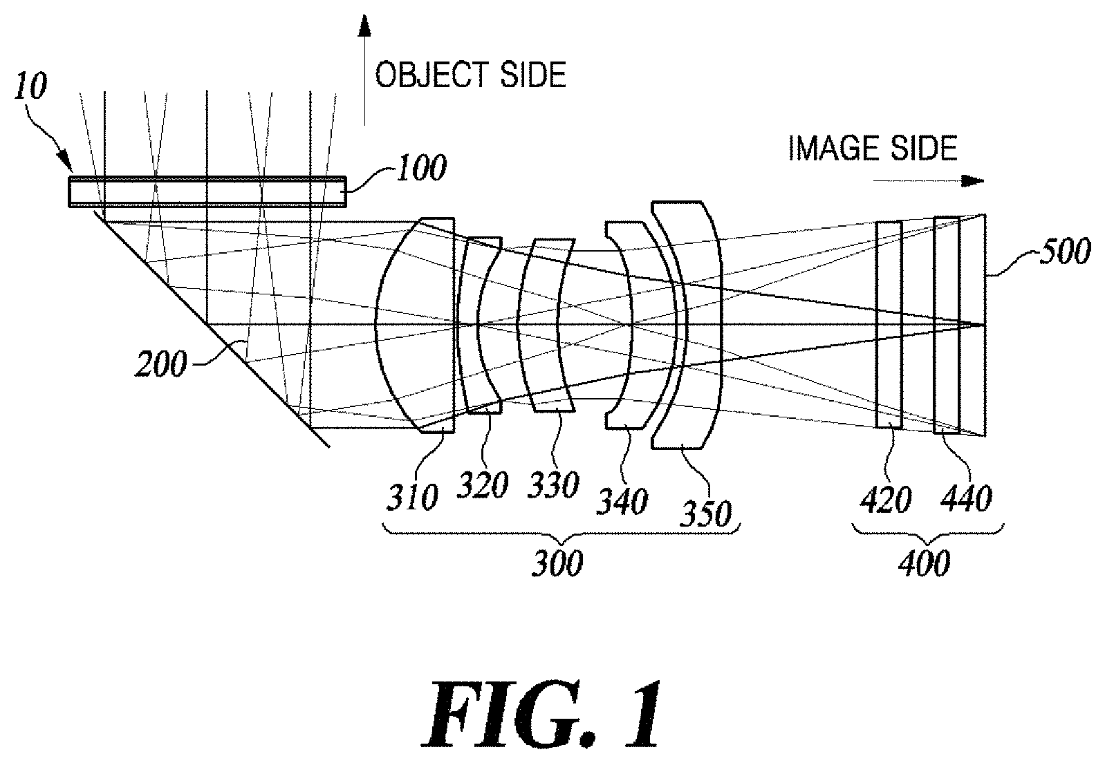 Patent US11774640 Figure 1 – Vehicle camera having high glass transition temperature lens